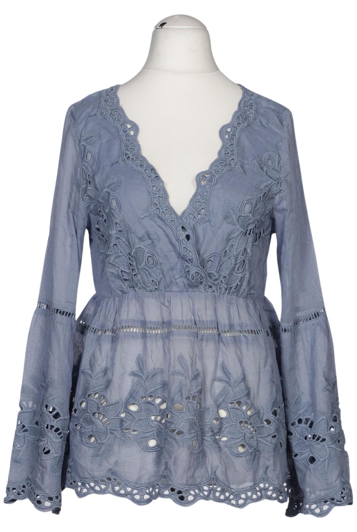 

Mrs Hugs Damen Bluse, hellblau, Gr. 40