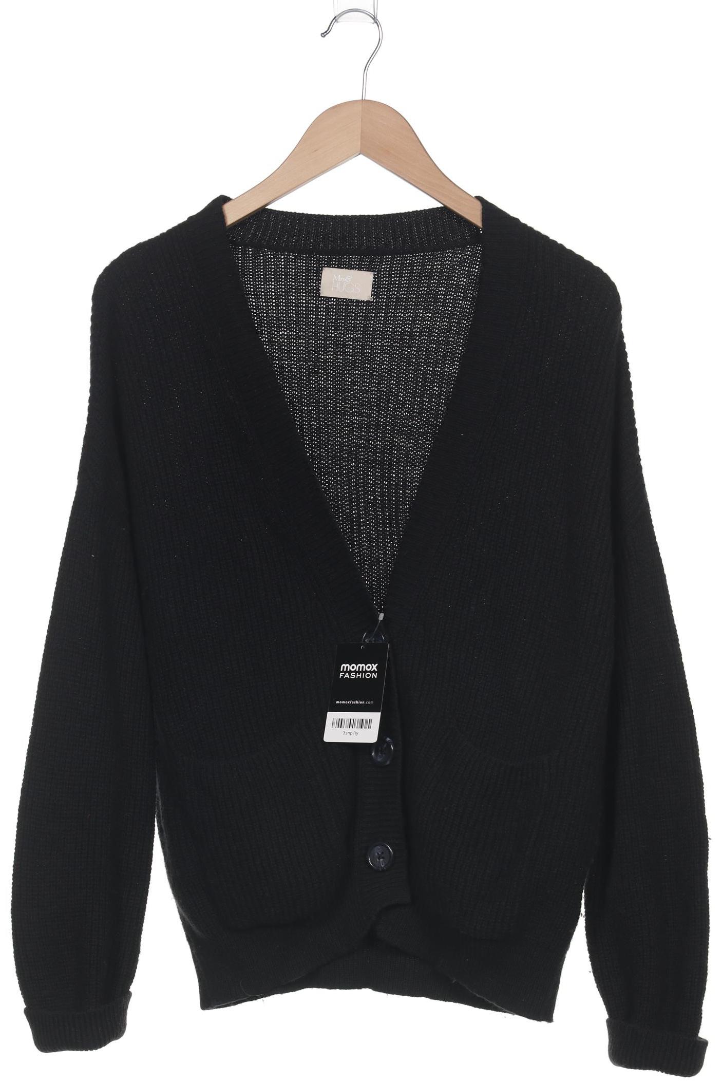

Mrs Hugs Damen Strickjacke, schwarz, Gr. 40
