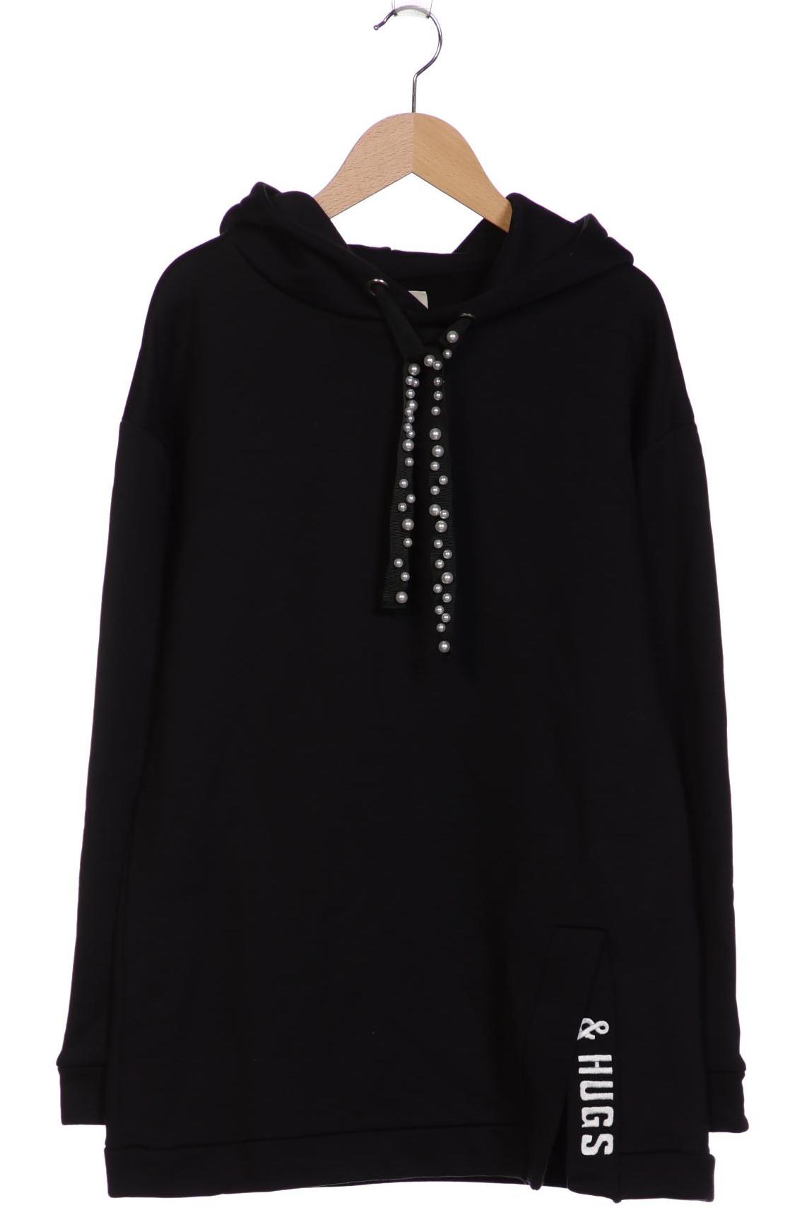 

Mrs Hugs Damen Kapuzenpullover, schwarz, Gr. 36