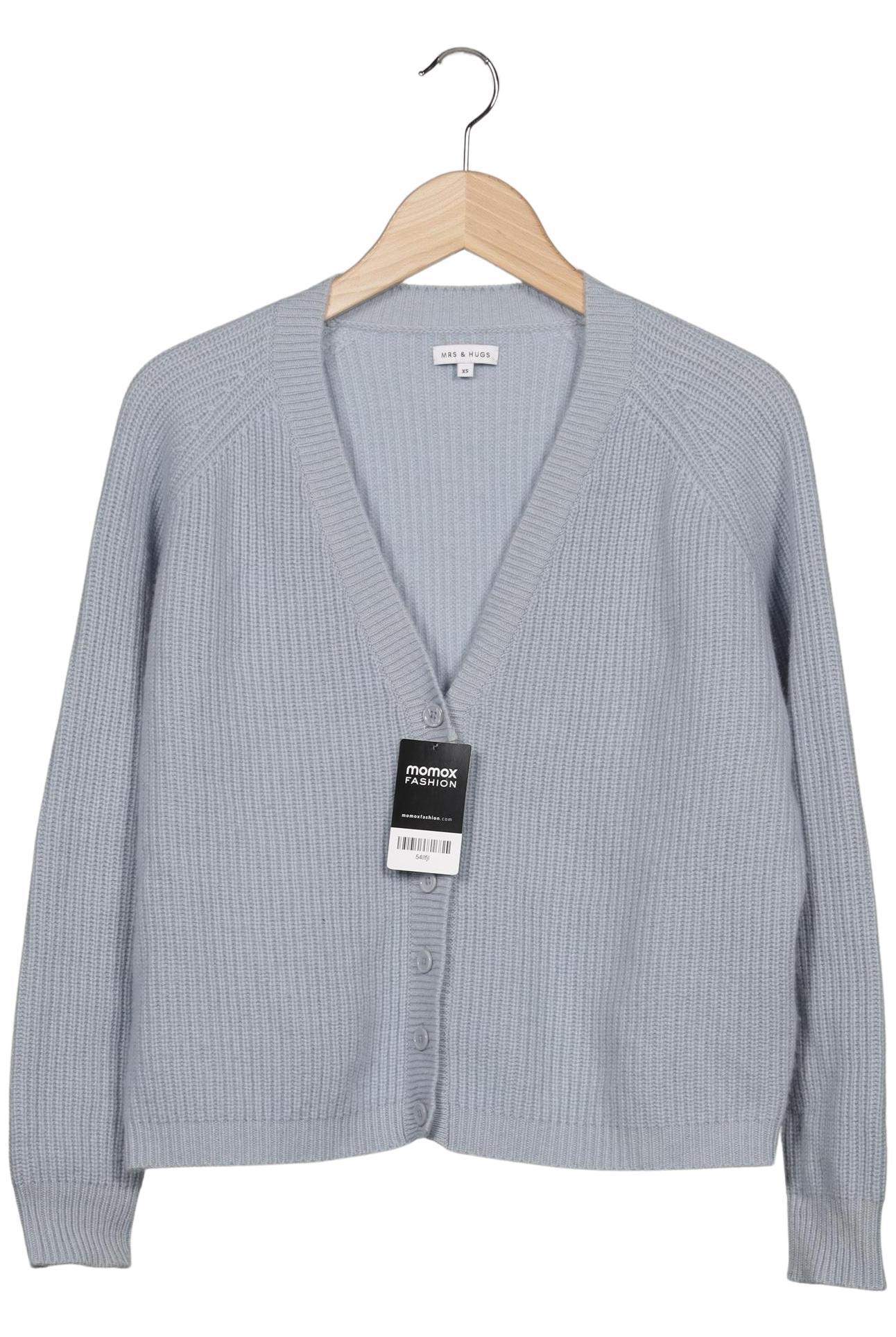 

Mrs Hugs Damen Strickjacke, hellblau, Gr. 34