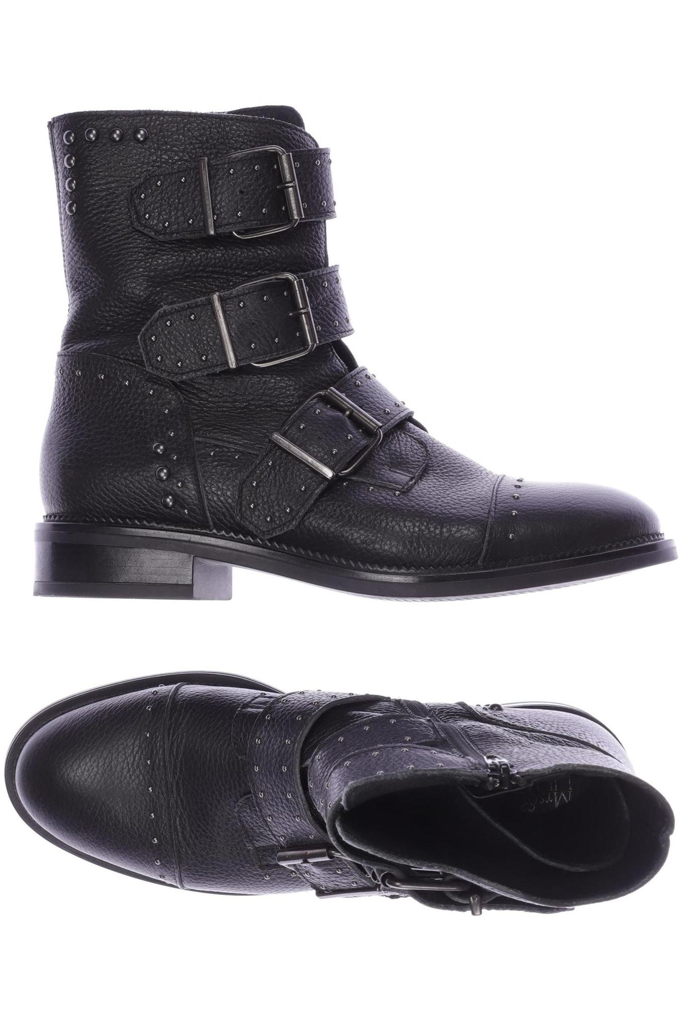 

Mrs & HUGS Damen Stiefelette, schwarz