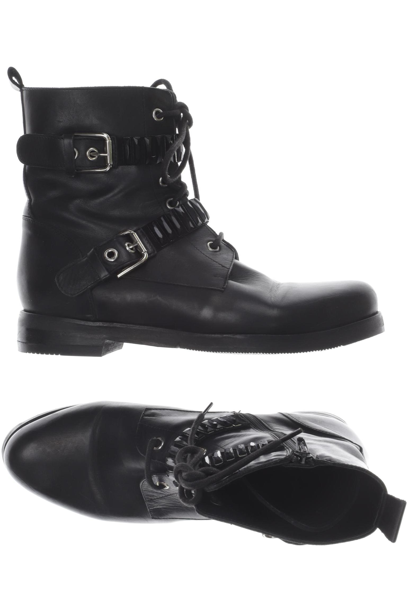 

Mrs & HUGS Damen Stiefelette, schwarz