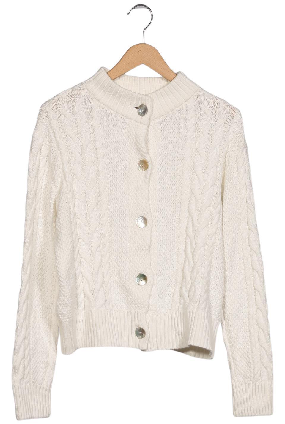 

Mrs Hugs Damen Strickjacke, cremeweiß, Gr. 36