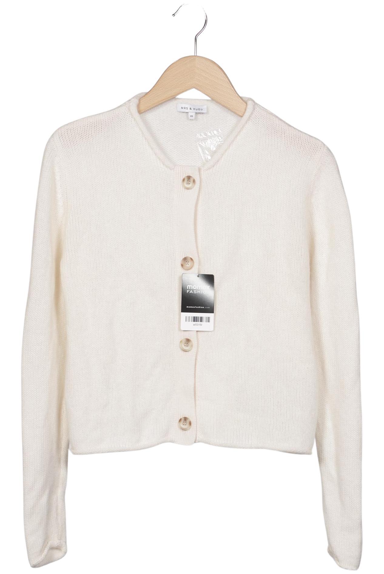 

Mrs Hugs Damen Strickjacke, cremeweiß, Gr. 34