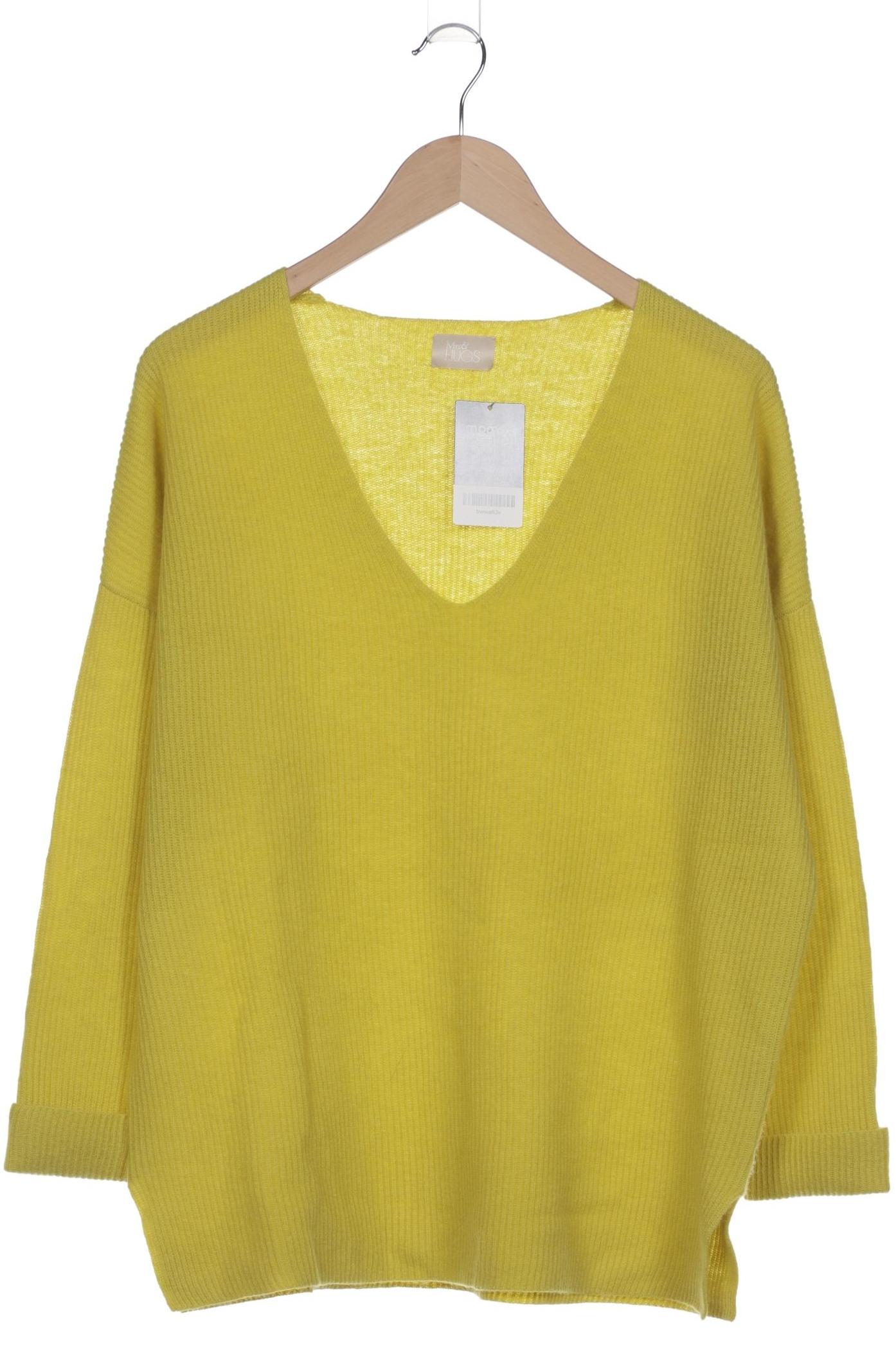 

Mrs Hugs Damen Pullover, gelb, Gr. 36