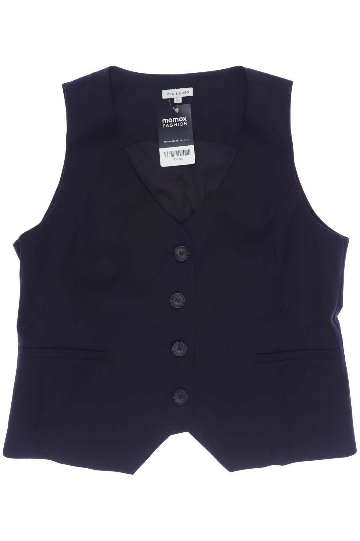 

Mrs Hugs Damen Weste, schwarz, Gr. 44
