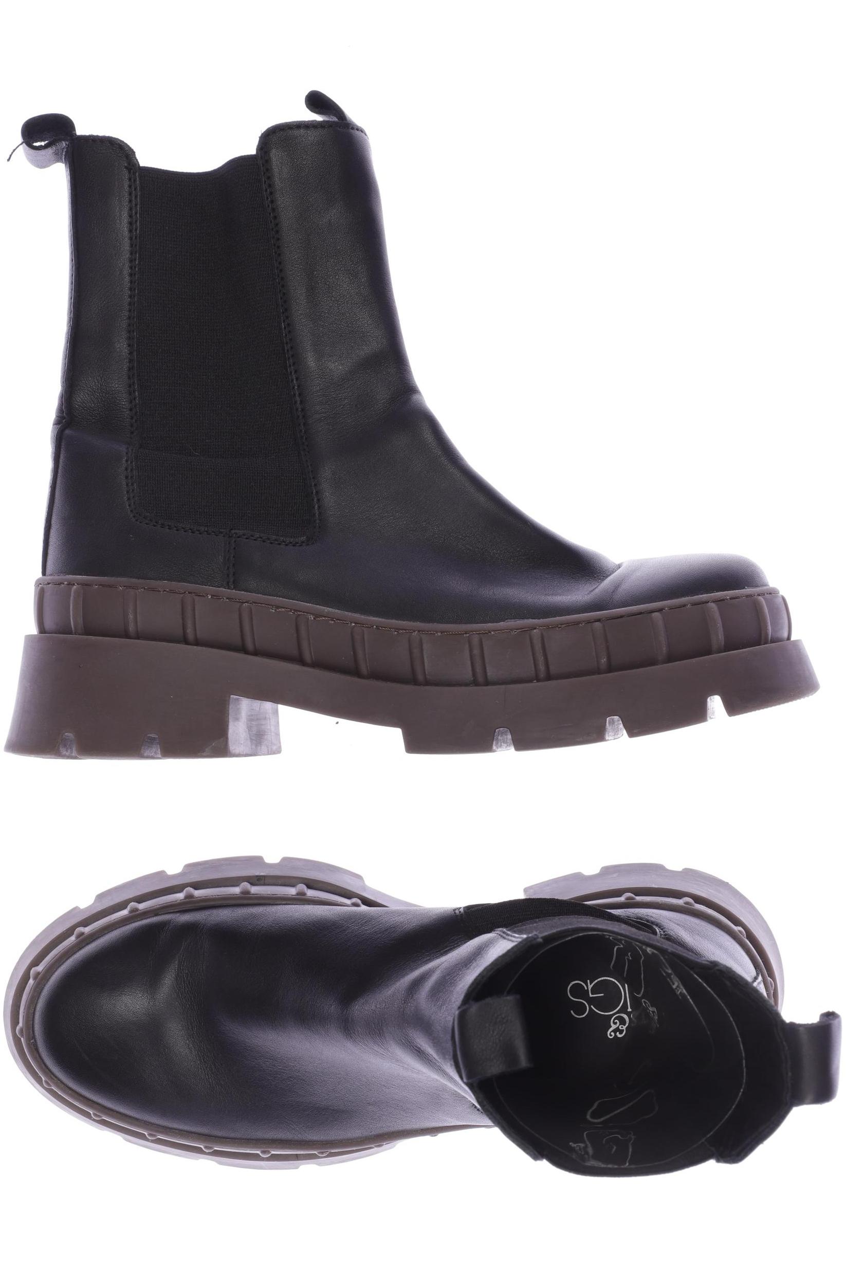 

Mrs & HUGS Damen Stiefelette, schwarz