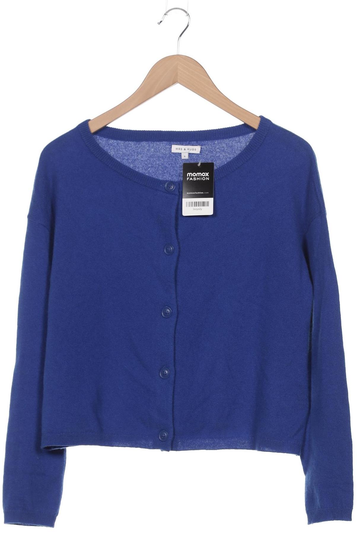 

Mrs Hugs Damen Strickjacke, blau, Gr. 36