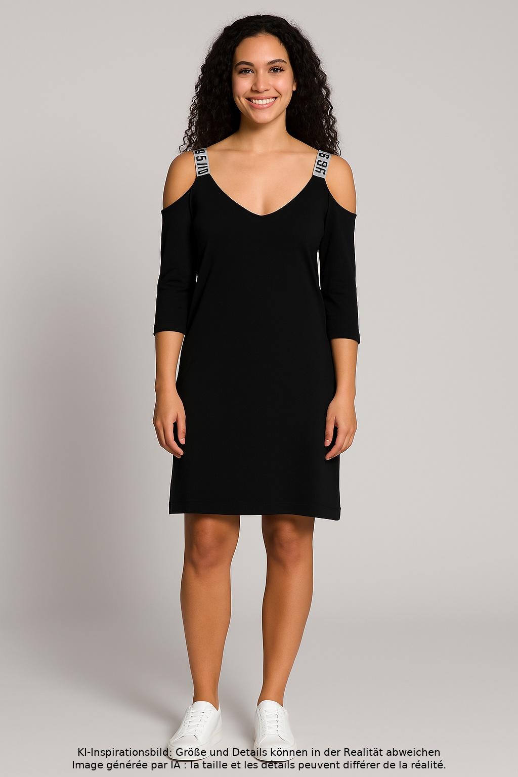 

Mrs Hugs Damen Kleid, schwarz, Gr. 36