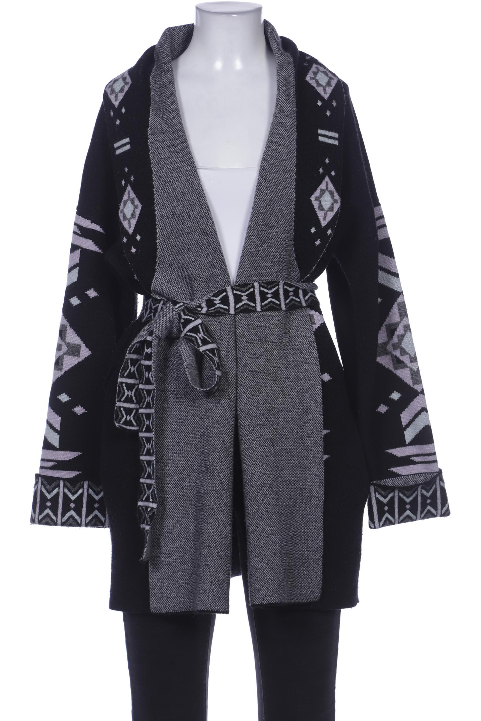 

Mrs Hugs Damen Strickjacke, schwarz, Gr. 34
