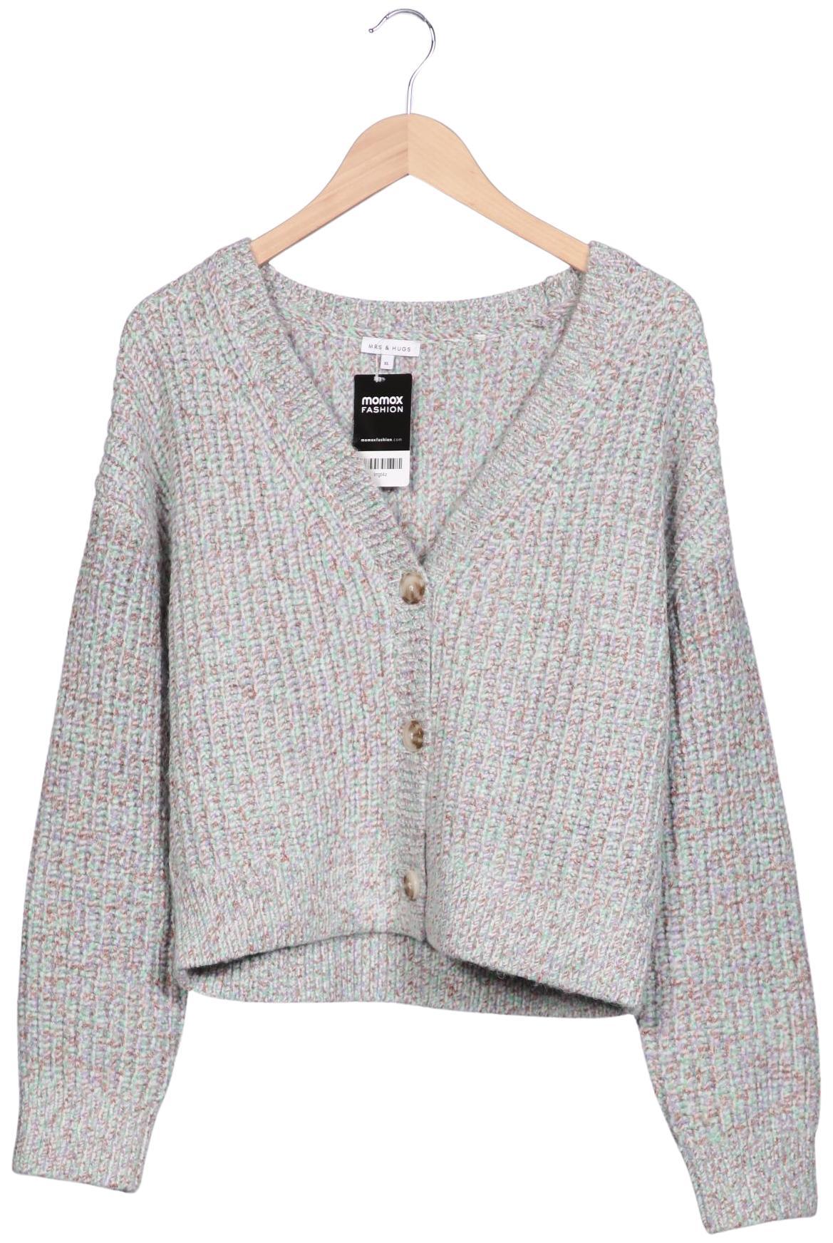 

Mrs Hugs Damen Strickjacke, grau, Gr. 44