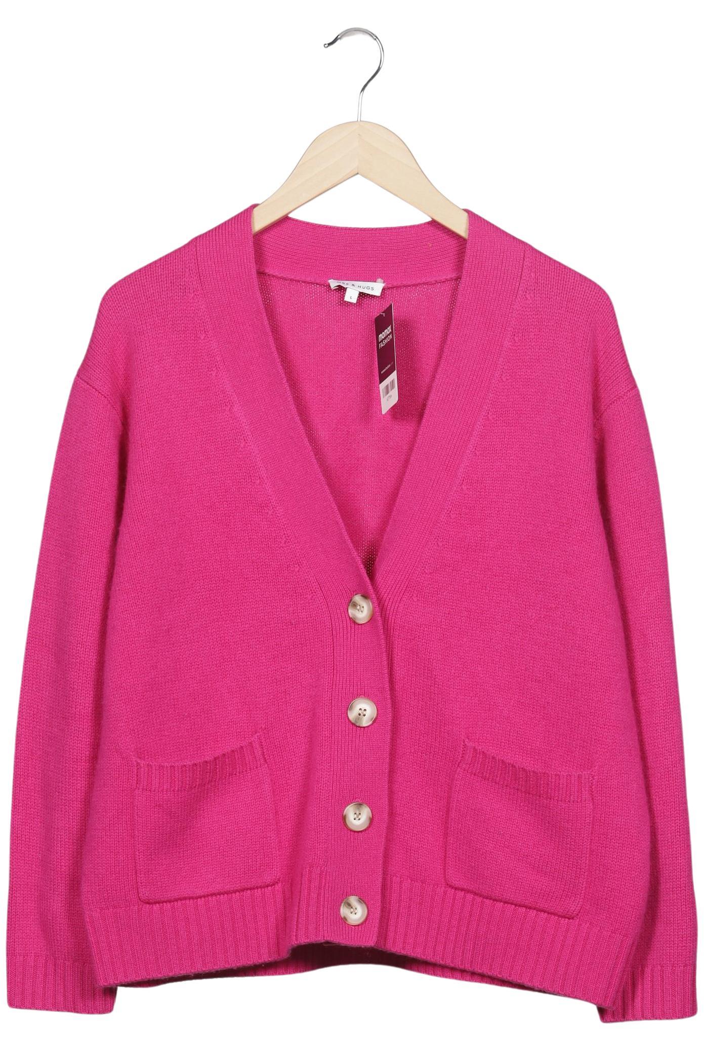

Mrs Hugs Damen Strickjacke, pink, Gr. 42