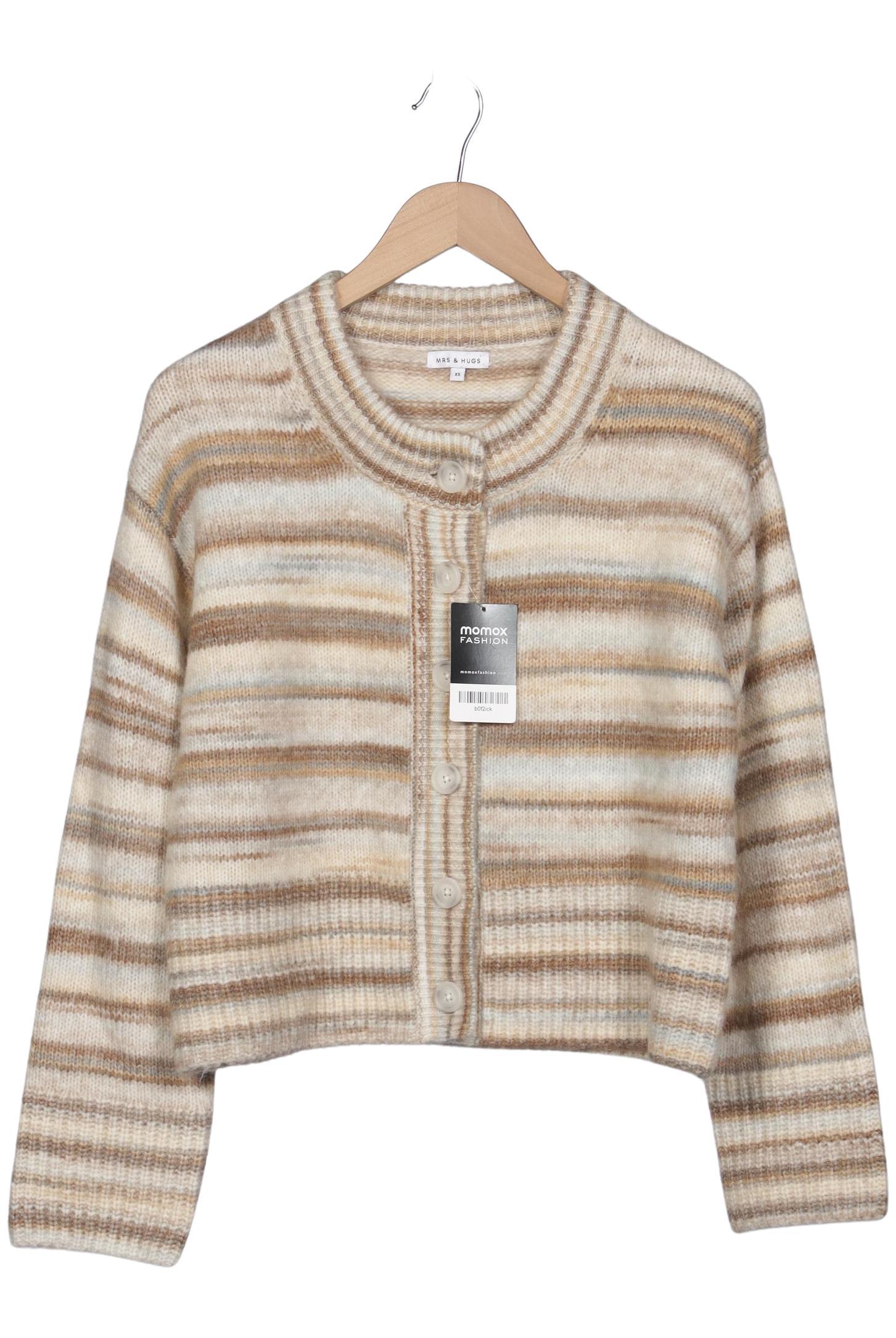 

Mrs Hugs Damen Strickjacke, beige, Gr. 34