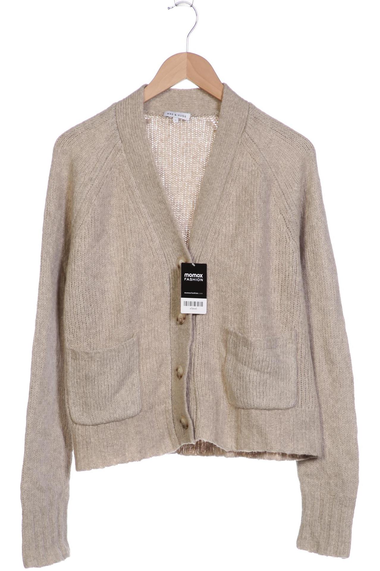 

Mrs & HUGS Damen Strickjacke, beige