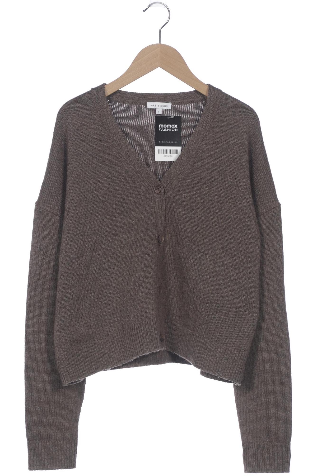 

Mrs Hugs Damen Strickjacke, braun, Gr. 42