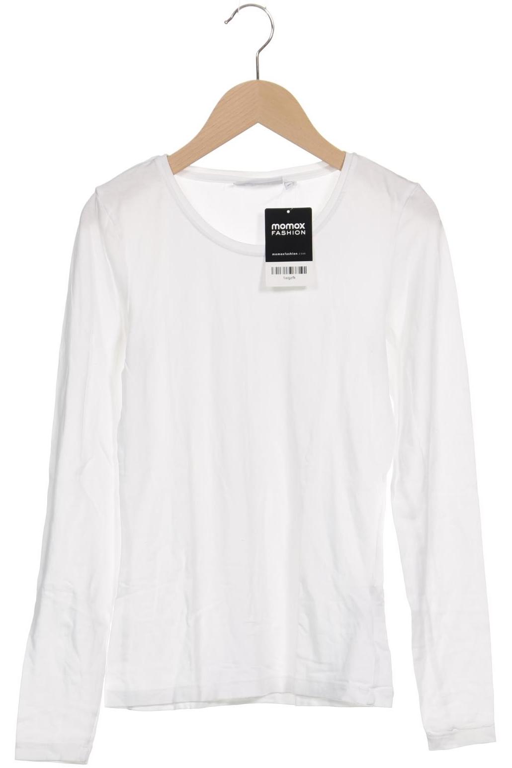 

Msch Copenhagen Damen Langarmshirt, weiß, Gr. 34