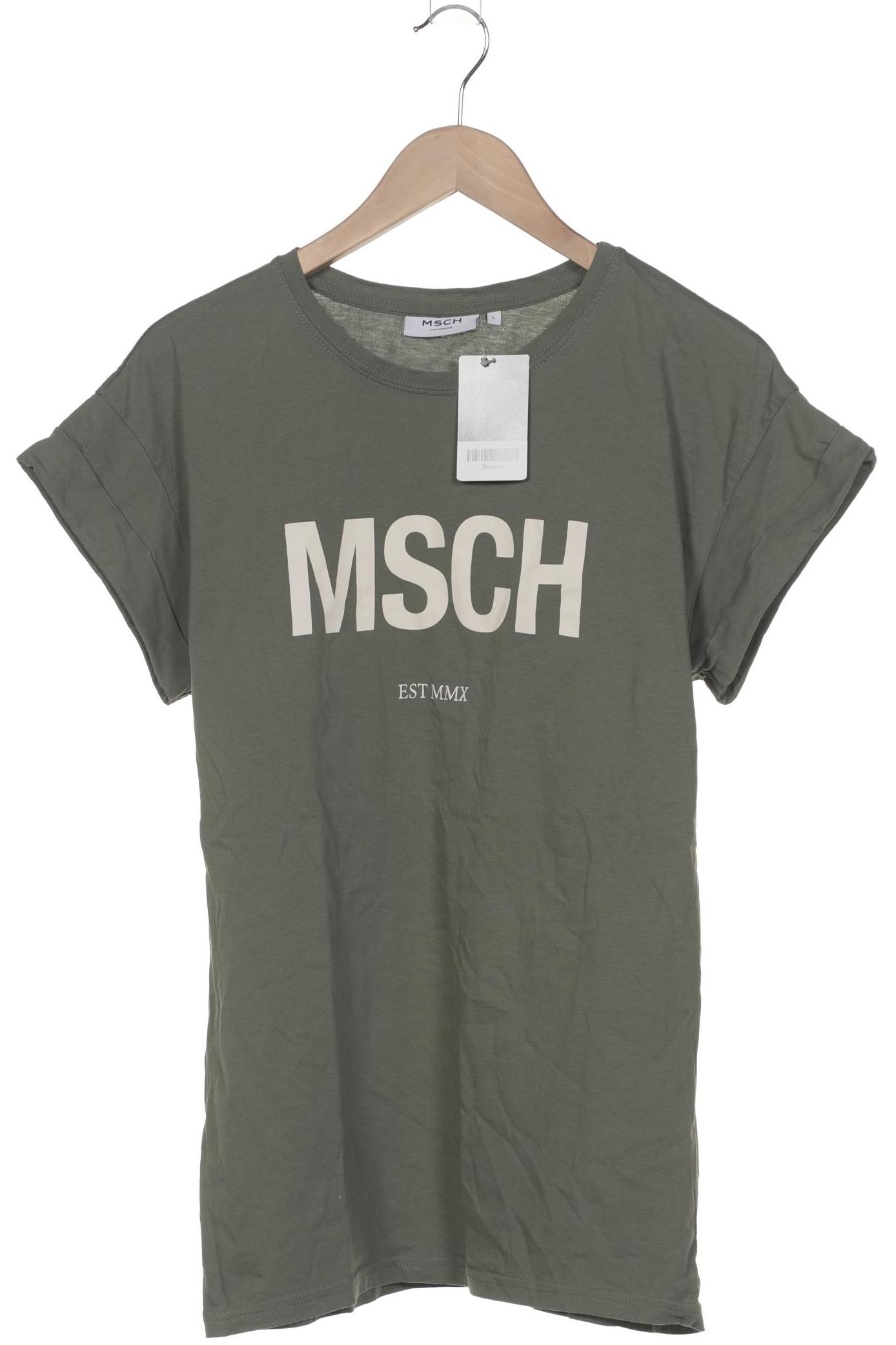 

Msch Copenhagen Damen T-Shirt, grün, Gr. 42