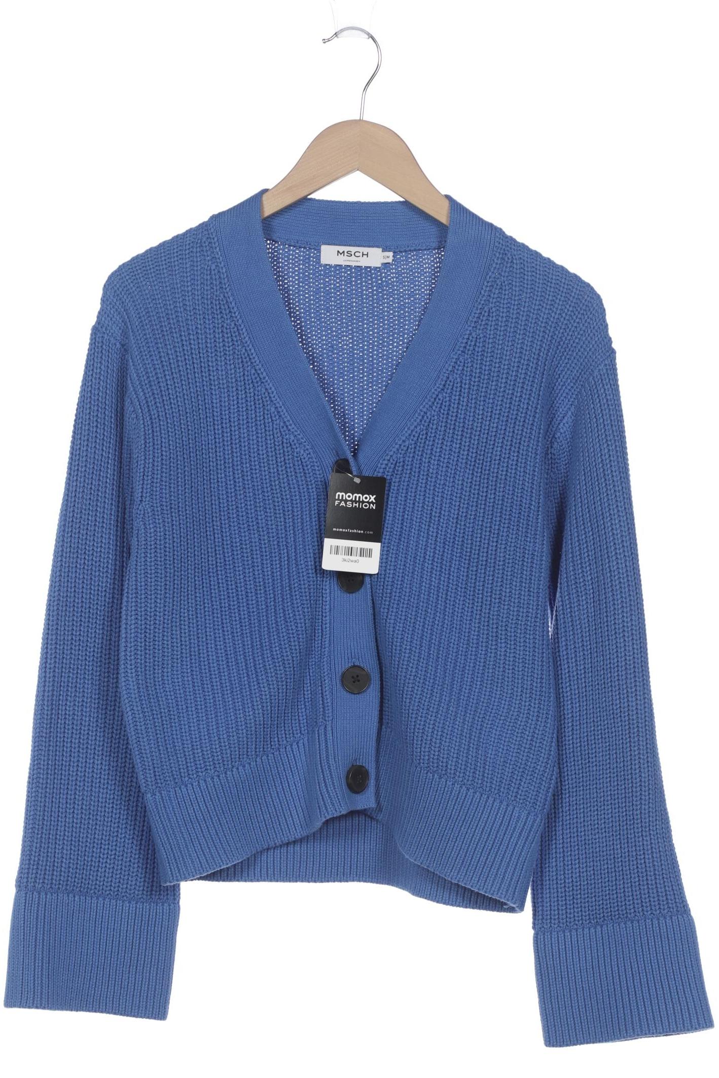 

Msch Copenhagen Damen Strickjacke, blau, Gr. 36