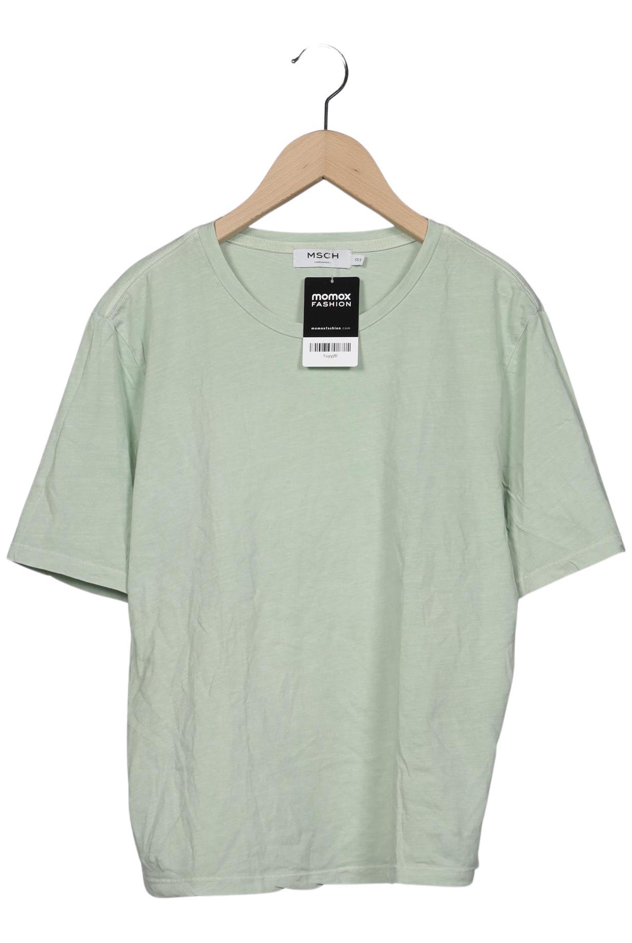 

Msch Copenhagen Damen T-Shirt, hellgrün, Gr. 34