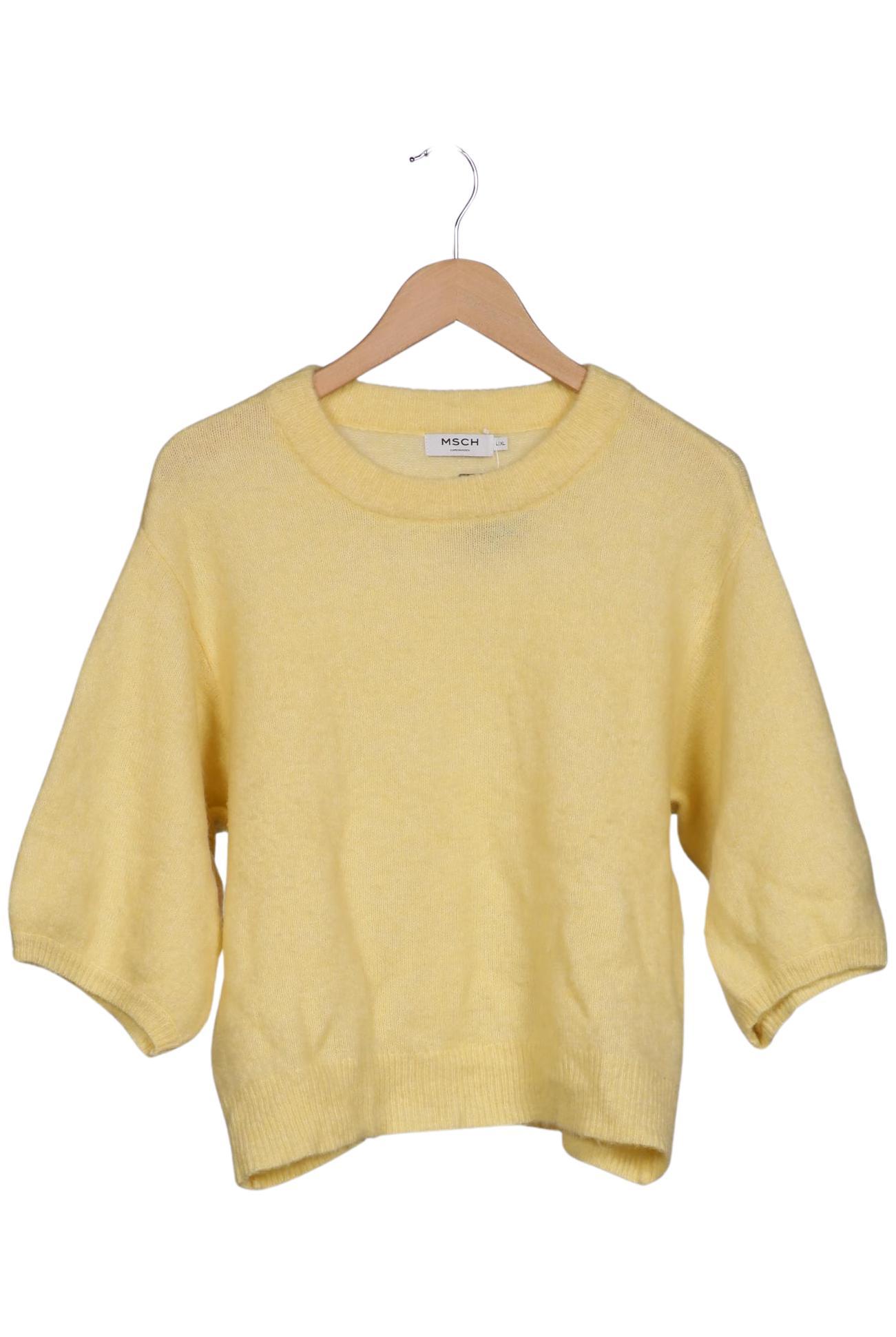 

Msch Copenhagen Damen Pullover, gelb, Gr. 42