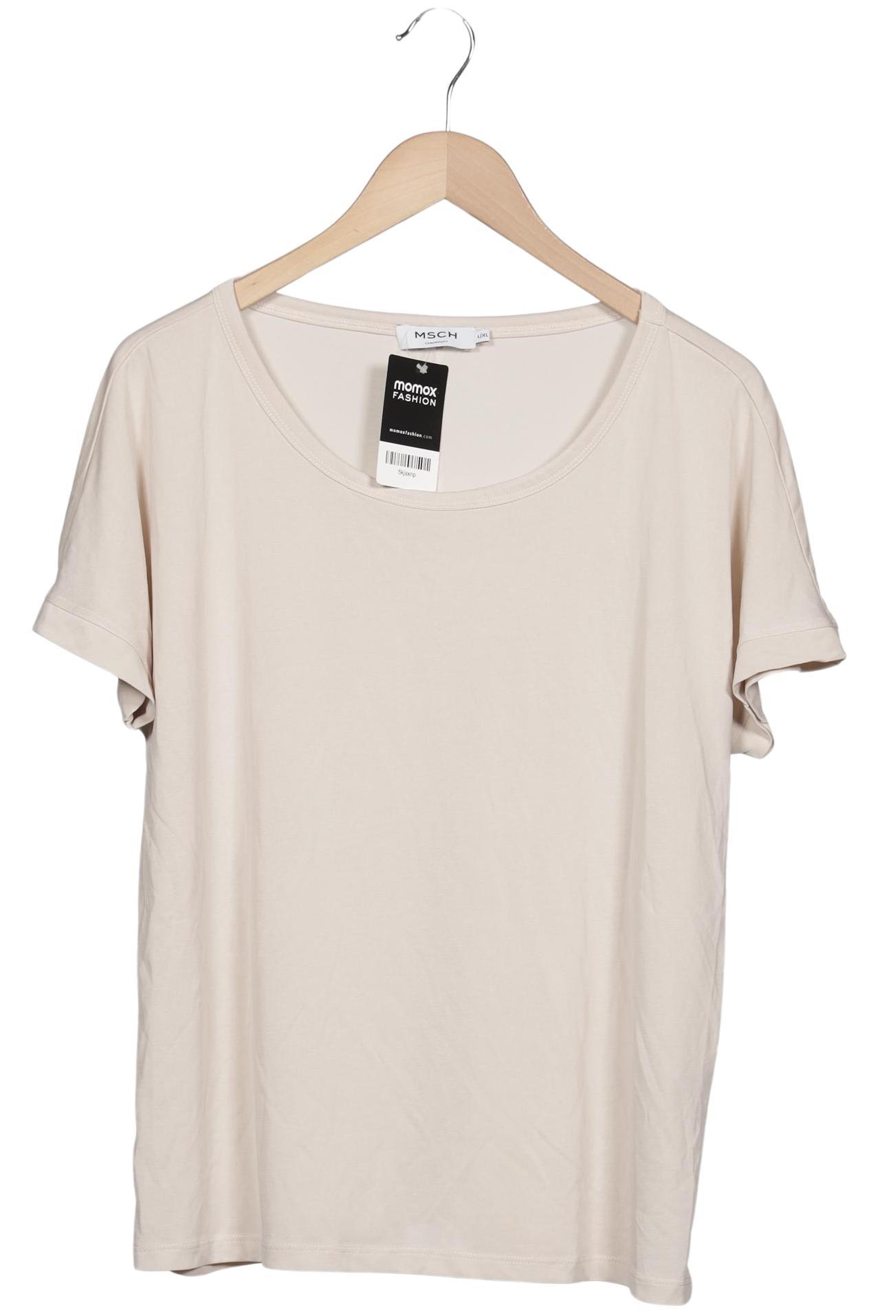 

Msch Copenhagen Damen T-Shirt, beige, Gr. 42