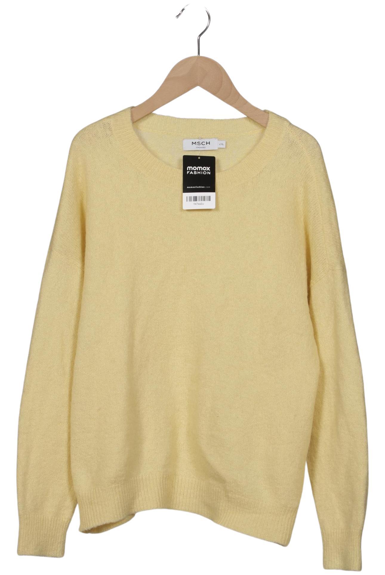 

Msch Copenhagen Damen Pullover, gelb, Gr. 42