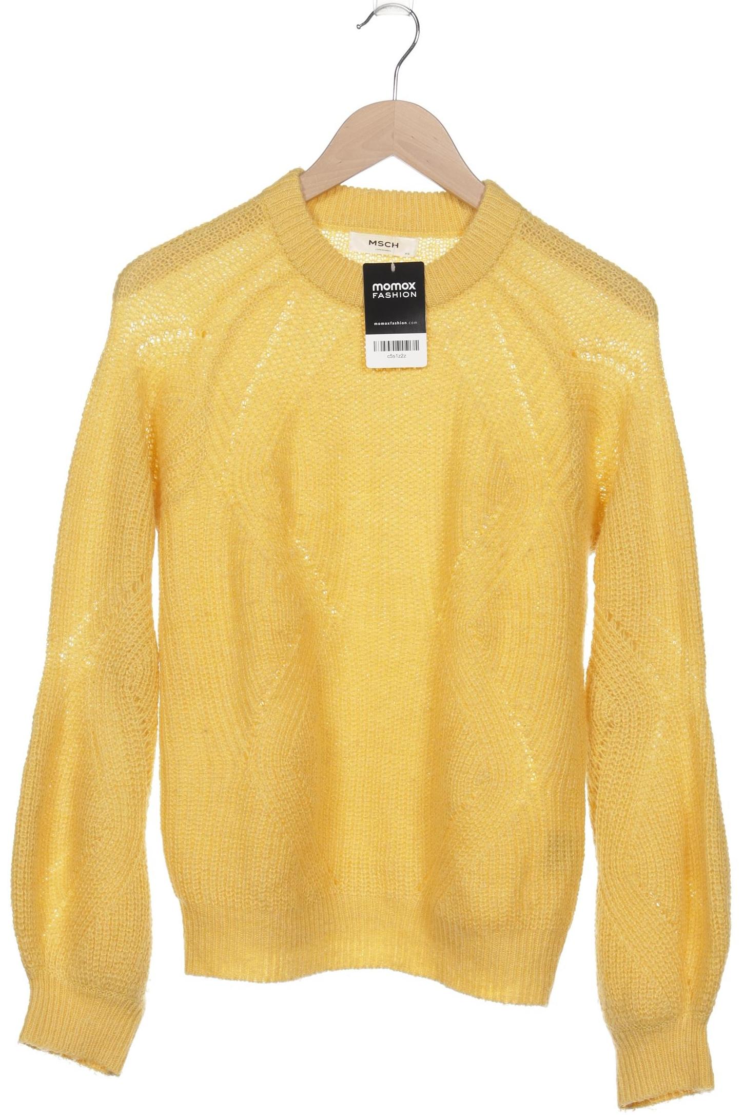 

Msch Copenhagen Damen Pullover, gelb, Gr. 34