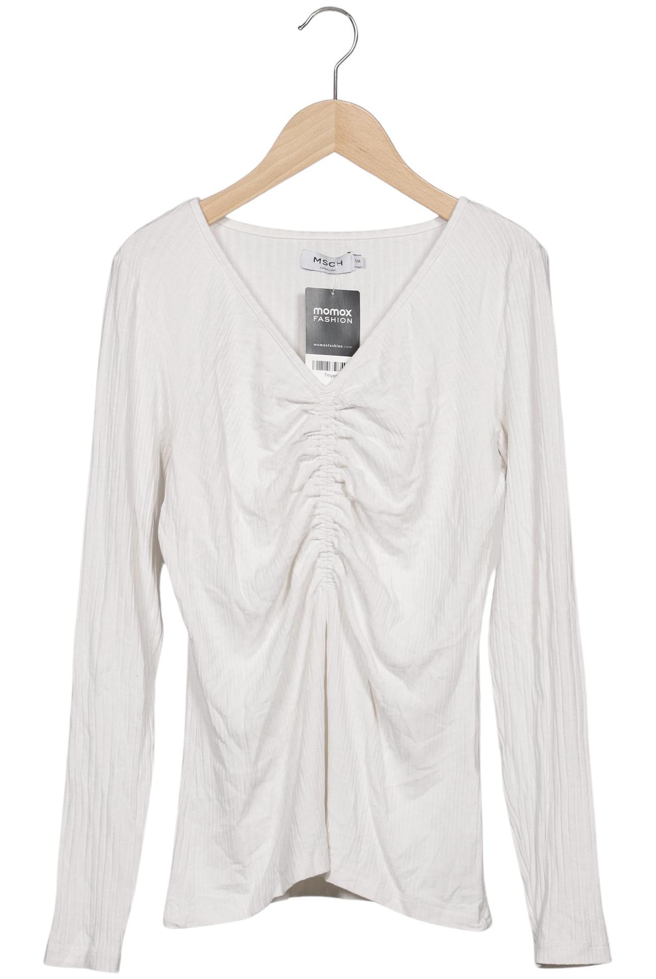 

Msch Copenhagen Damen Langarmshirt, cremeweiß, Gr. 36