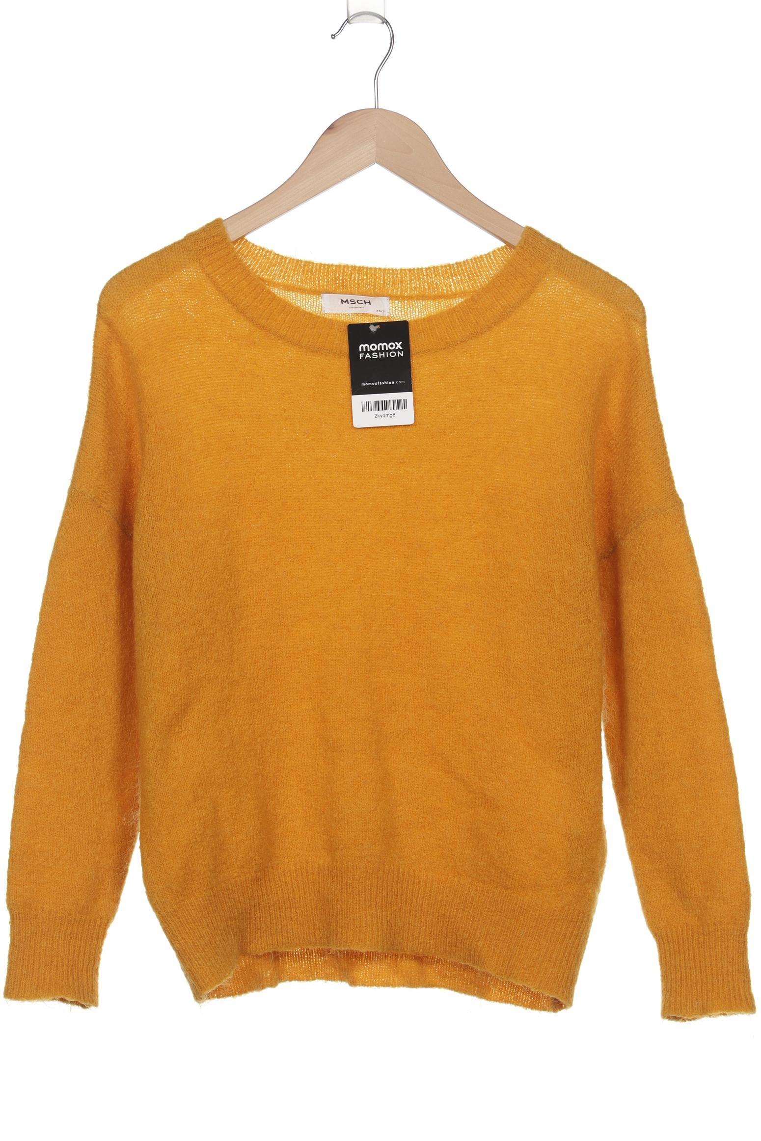 

Msch Copenhagen Damen Pullover, gelb, Gr. 34