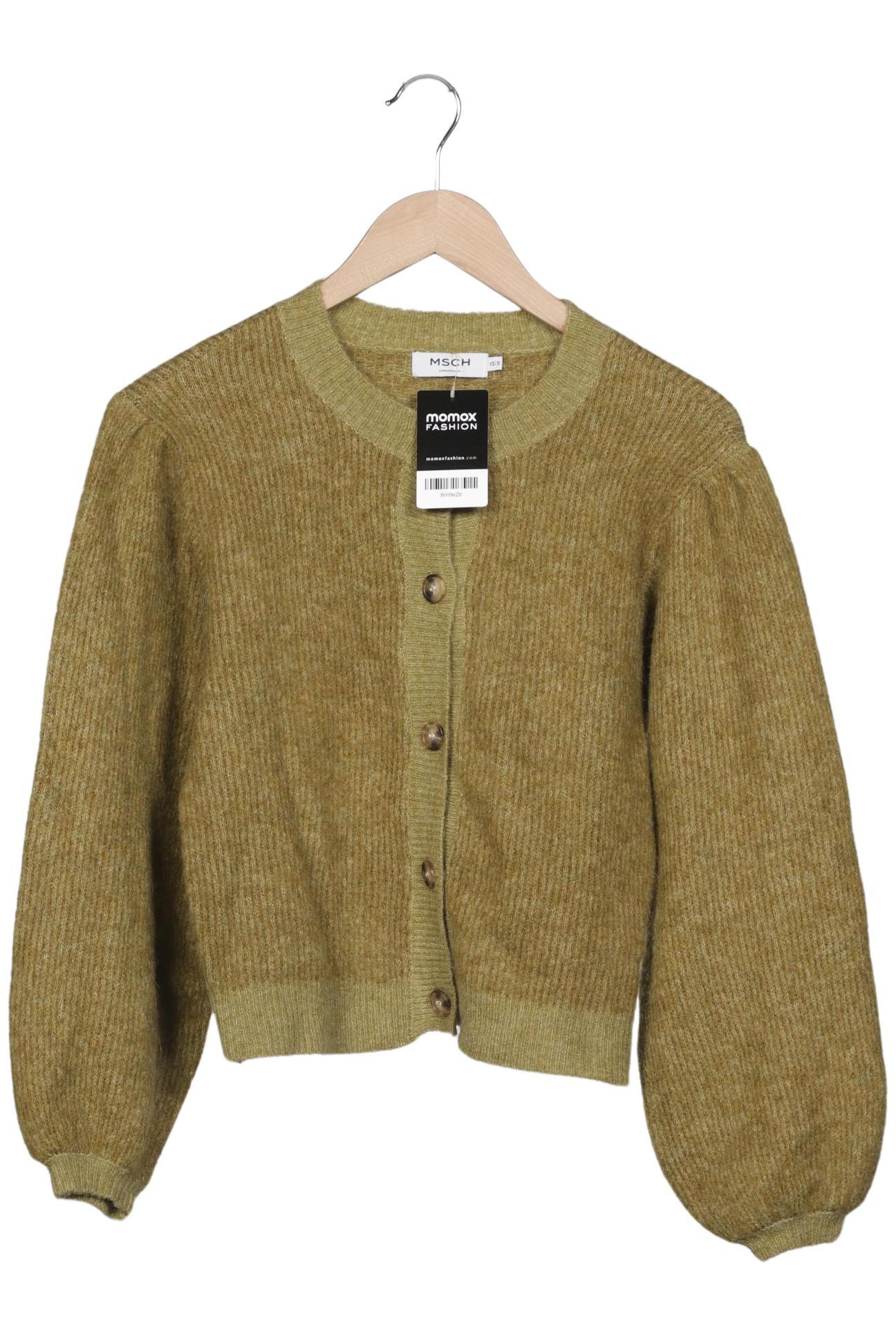 

Msch Copenhagen Damen Strickjacke, grün, Gr. 34