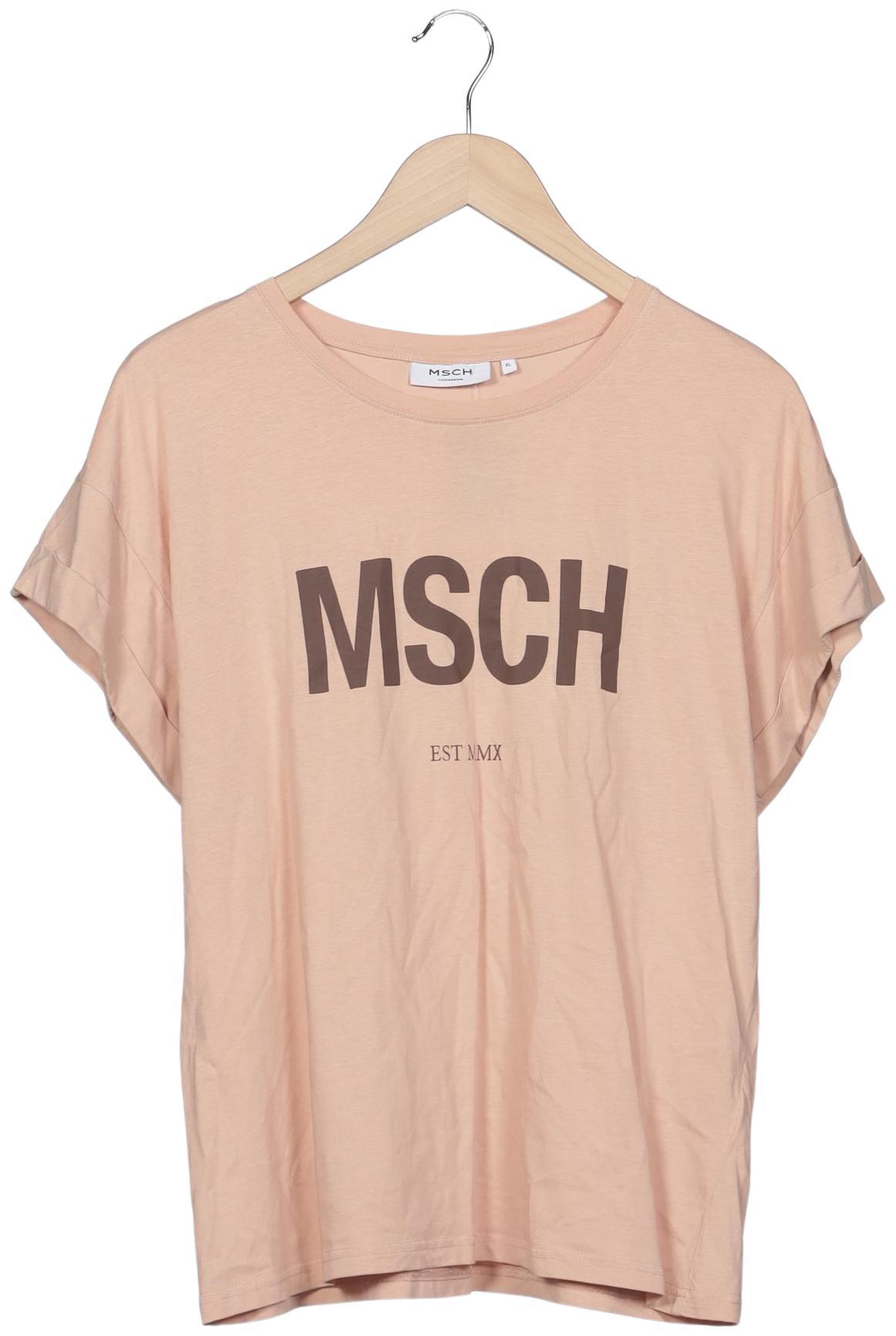 

Msch Copenhagen Damen T-Shirt, beige, Gr. 44