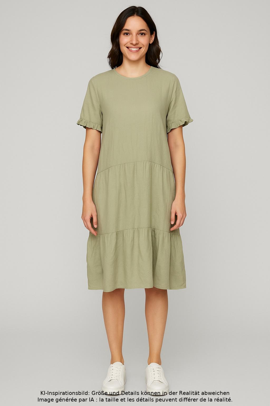 

Msch Copenhagen Damen Kleid, hellgrün, Gr. 36