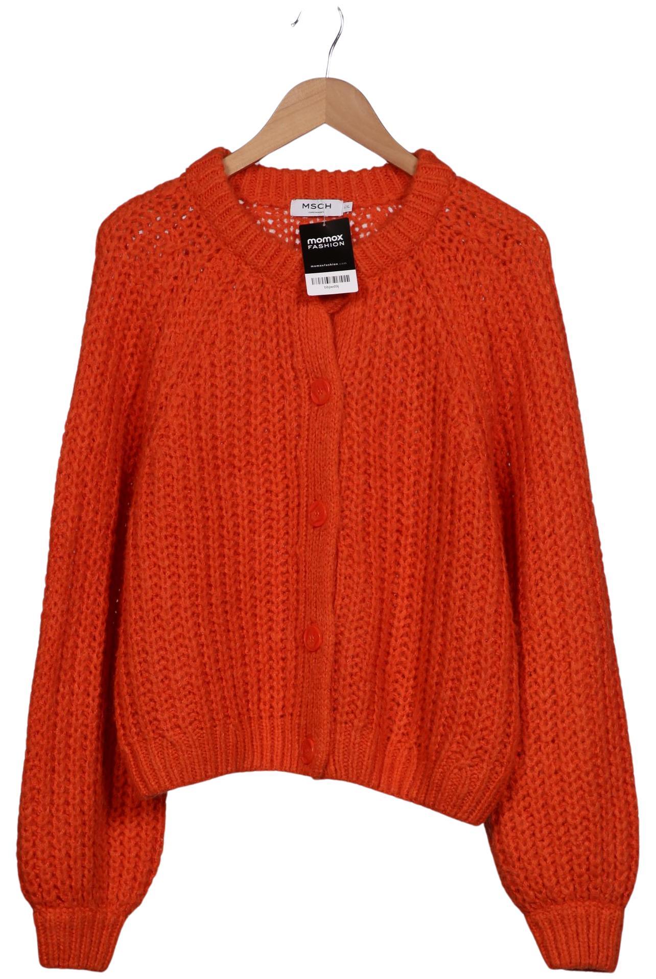 

Msch Copenhagen Damen Strickjacke, orange, Gr. 42