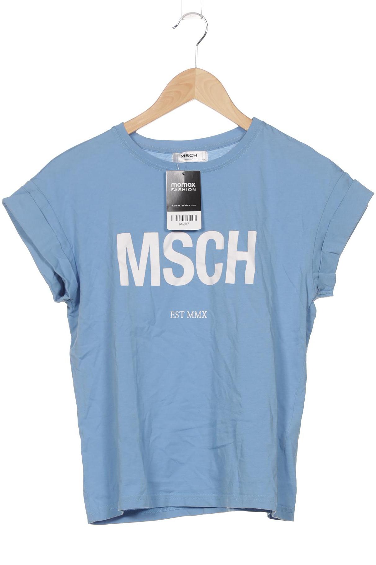 

Msch Copenhagen Damen T-Shirt, hellblau, Gr. 34