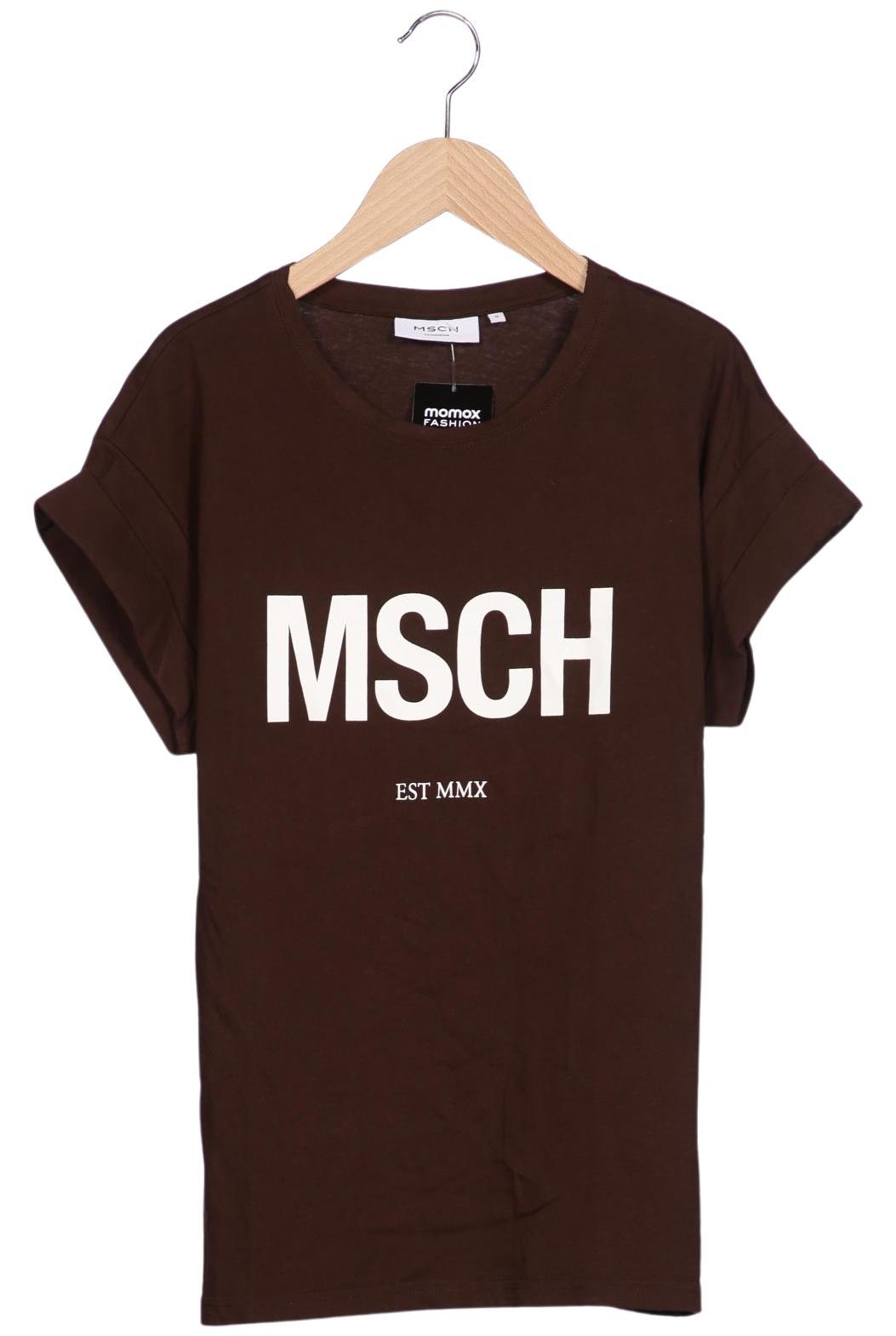 

Msch Copenhagen Damen T-Shirt, braun, Gr. 36