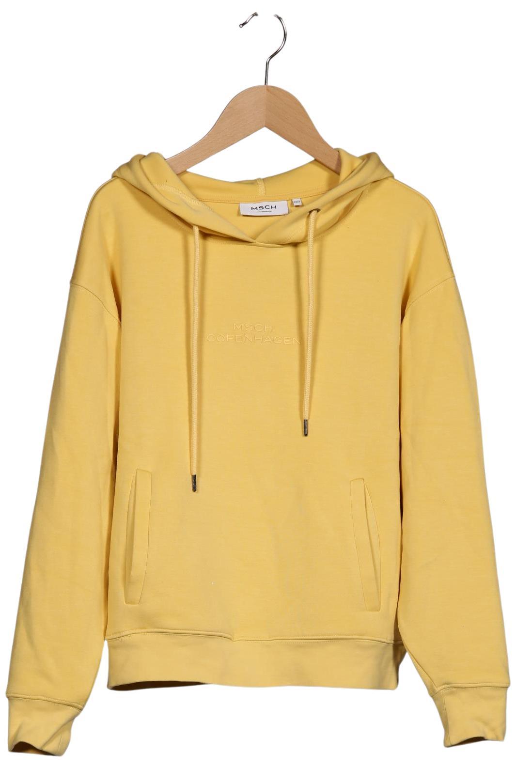 

Msch Copenhagen Damen Kapuzenpullover, gelb, Gr. 34