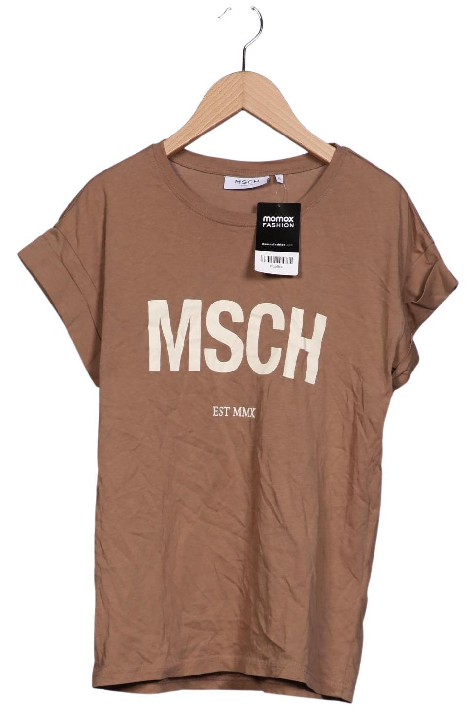 

Msch Copenhagen Damen T-Shirt, beige, Gr. 34