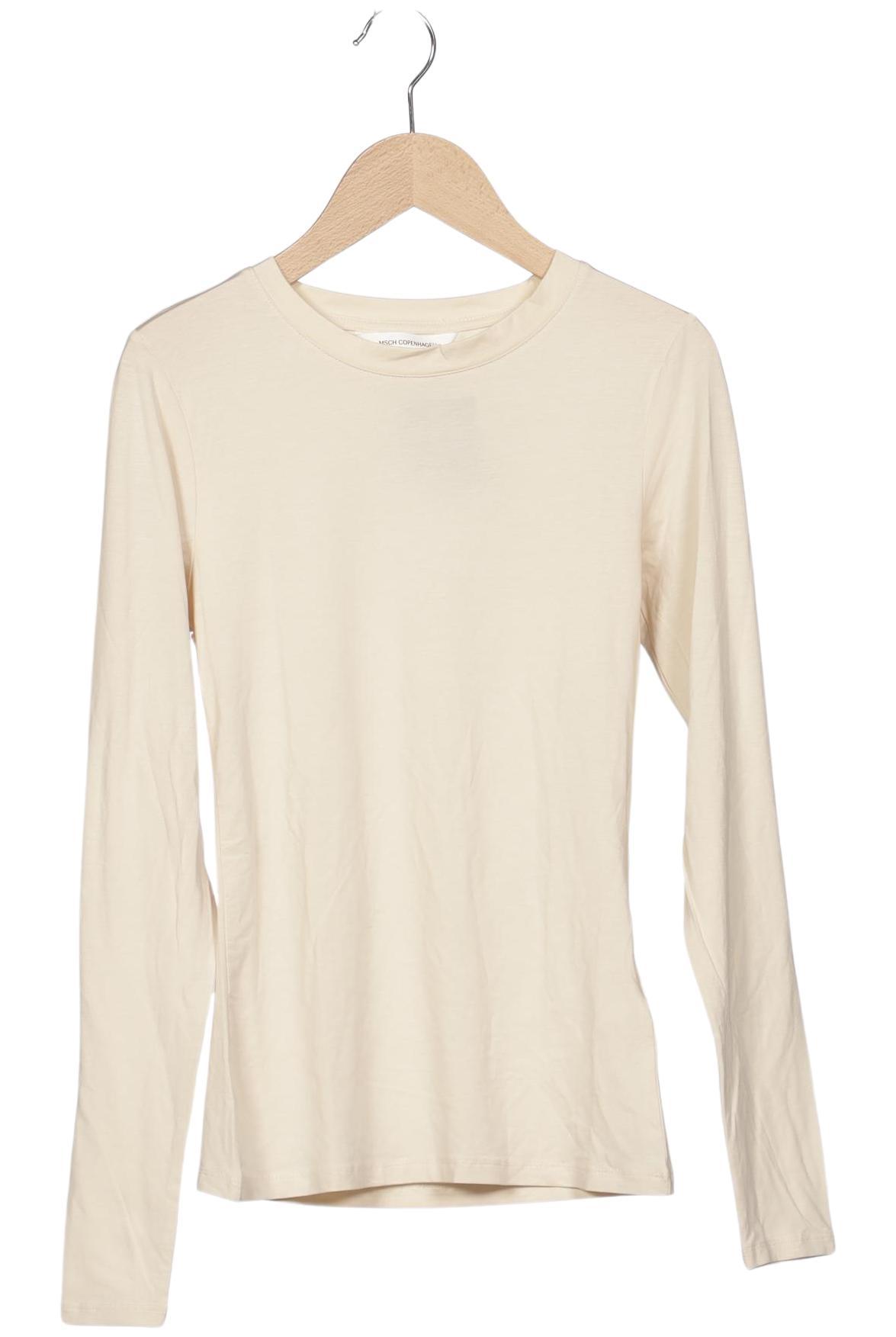

Msch Copenhagen Damen Langarmshirt, cremeweiß, Gr. 34