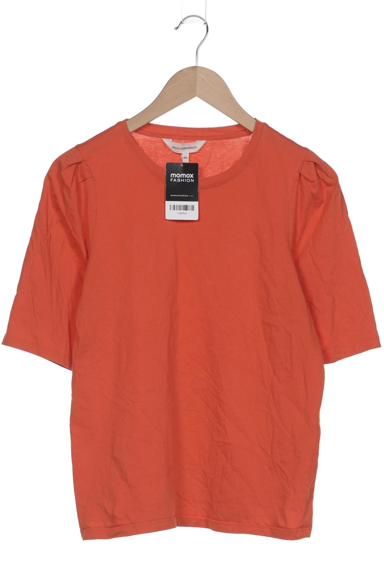 

Msch Copenhagen Damen T-Shirt, orange, Gr. 38
