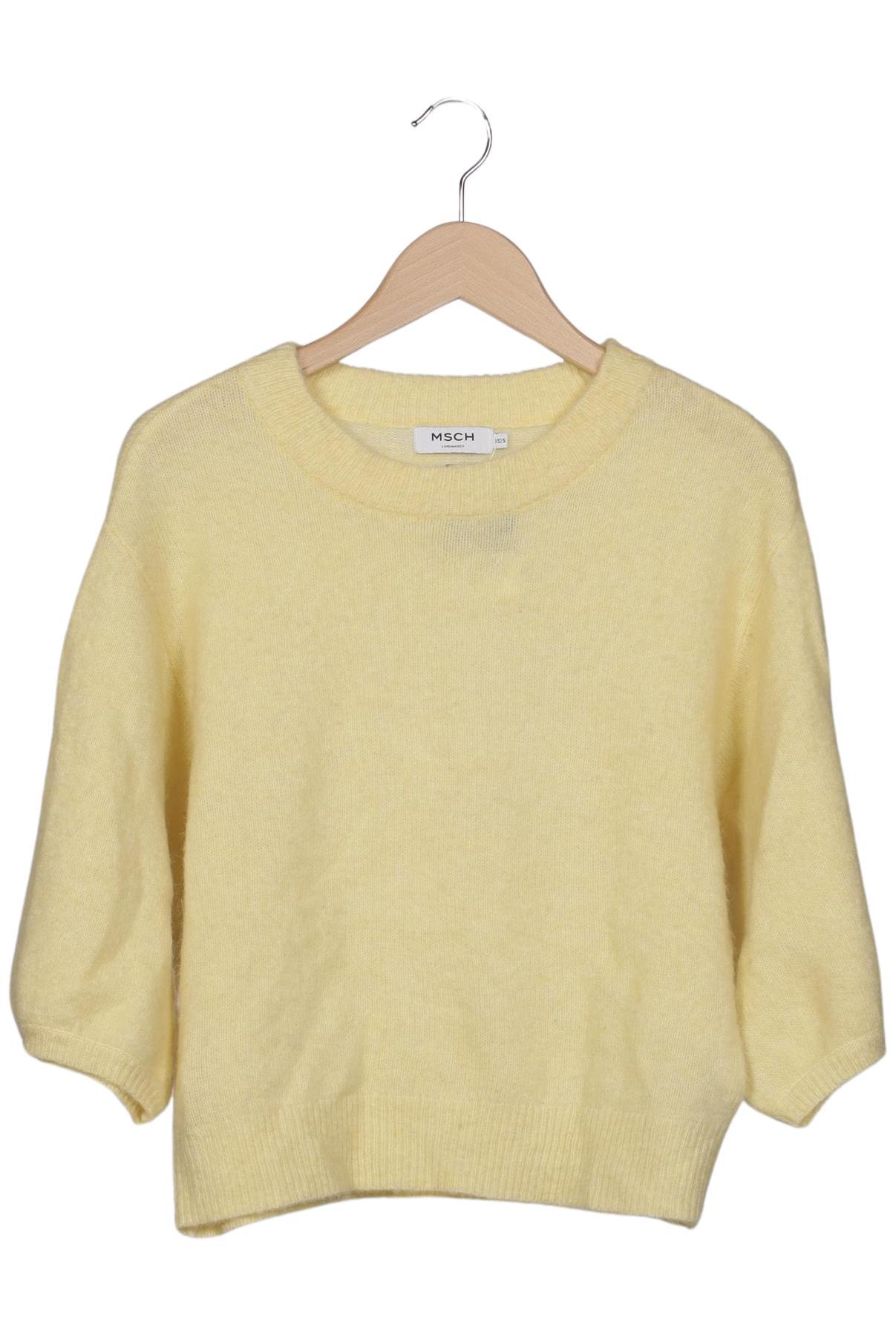 

Msch Copenhagen Damen Pullover, gelb, Gr. 34