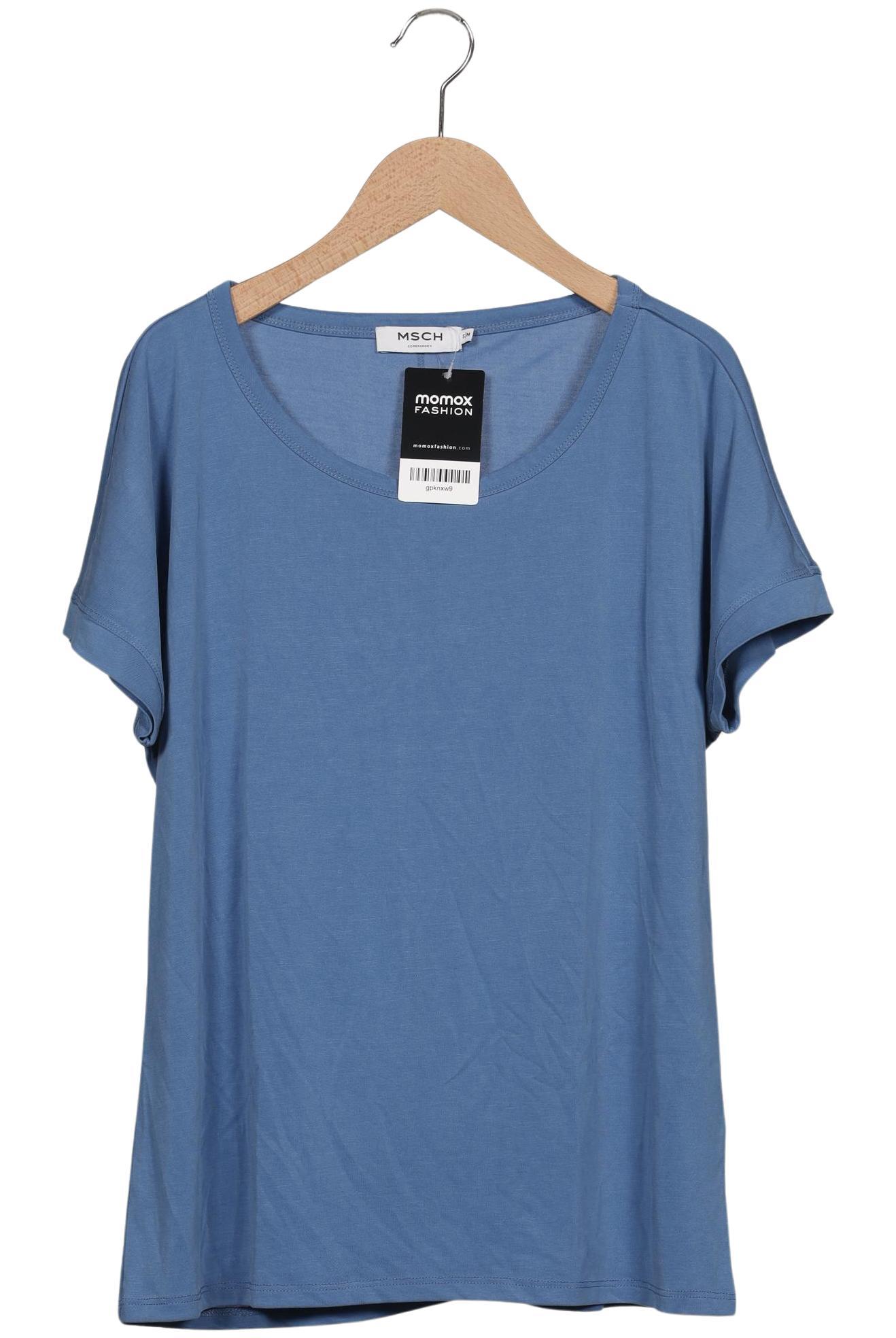 

Msch Copenhagen Damen T-Shirt, blau, Gr. 36