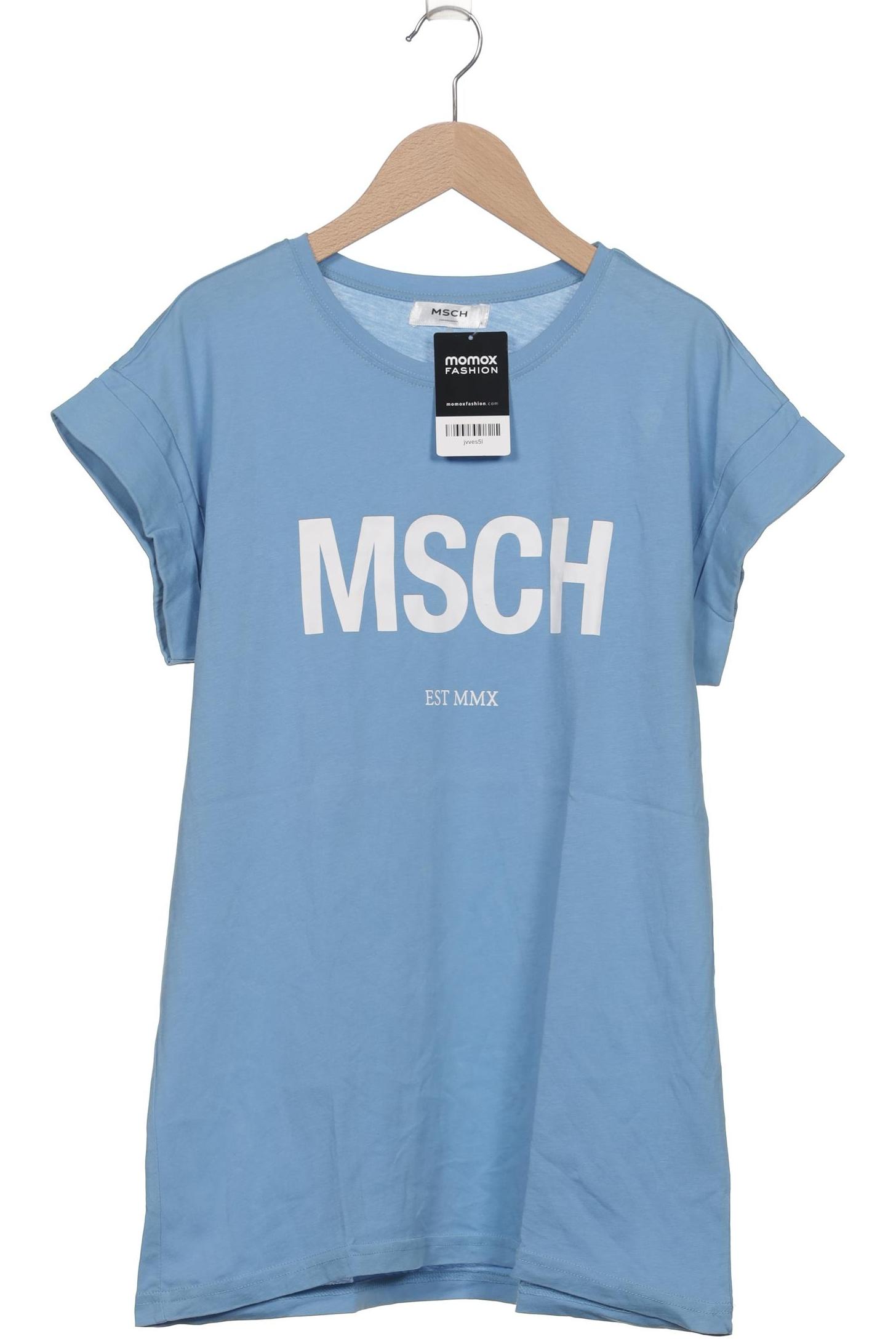

Msch Copenhagen Damen T-Shirt, hellblau, Gr. 36