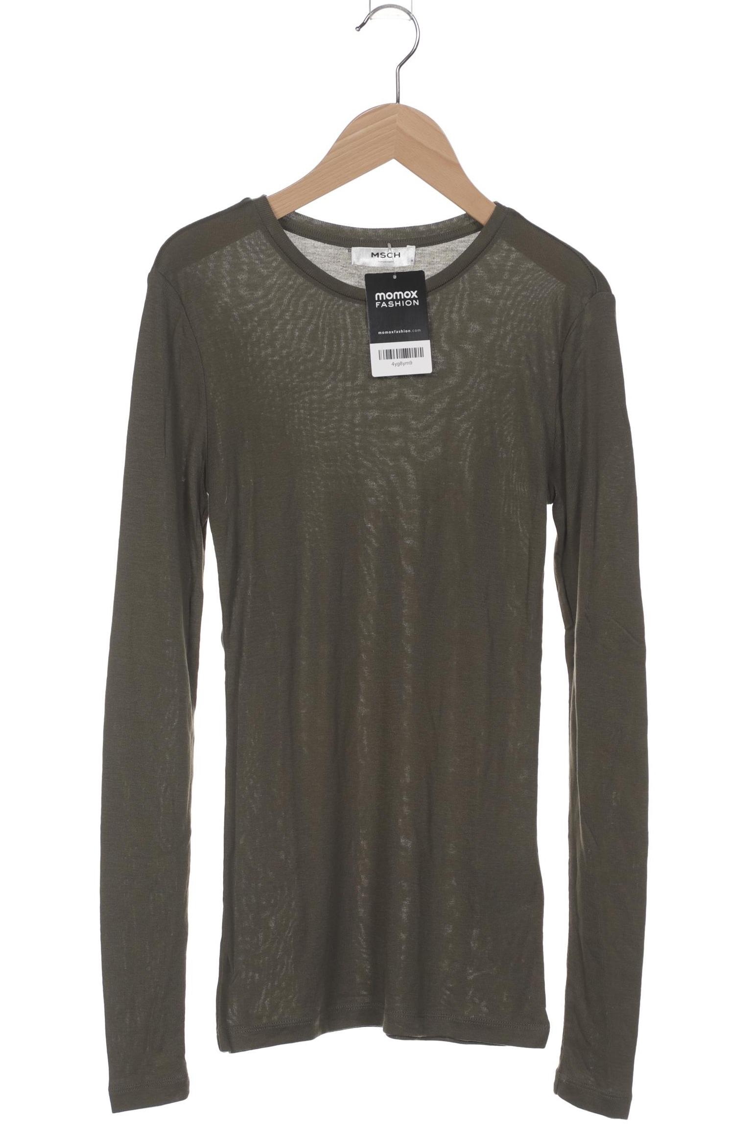 

Msch Copenhagen Damen Langarmshirt, grün, Gr. 36