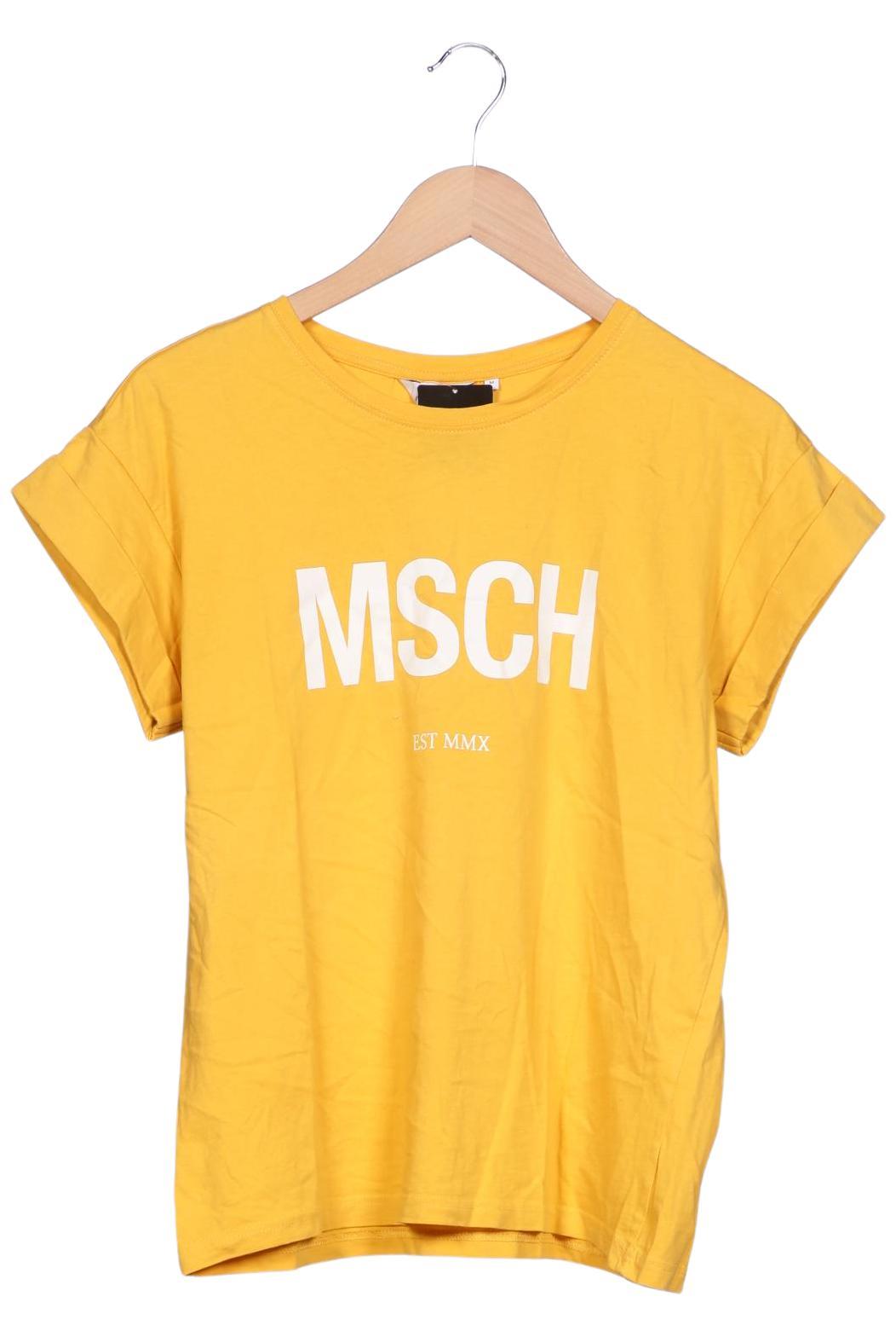 

Msch Copenhagen Damen T-Shirt, gelb, Gr. 38