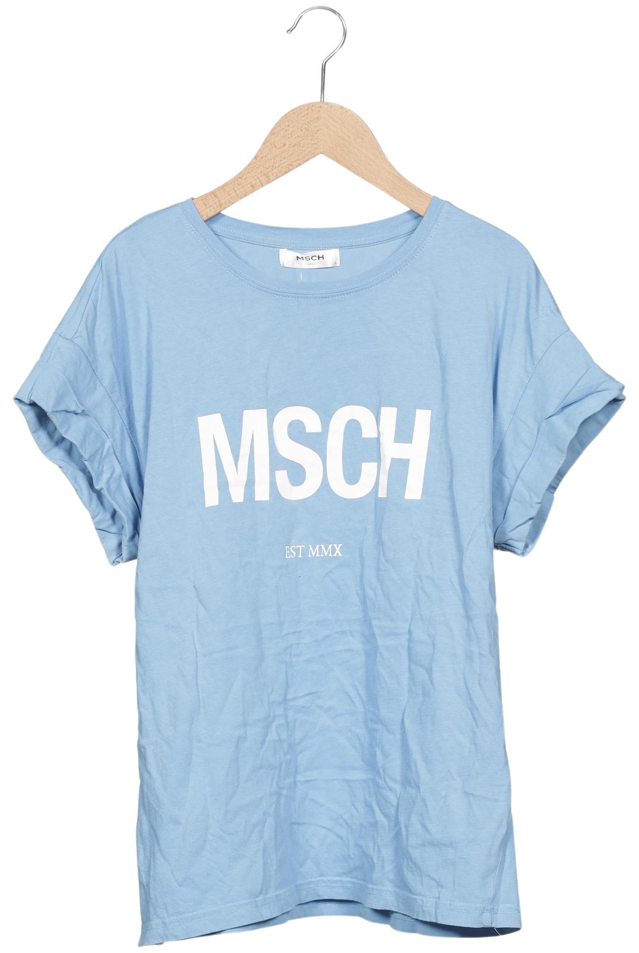 

Msch Copenhagen Damen T-Shirt, hellblau, Gr. 42