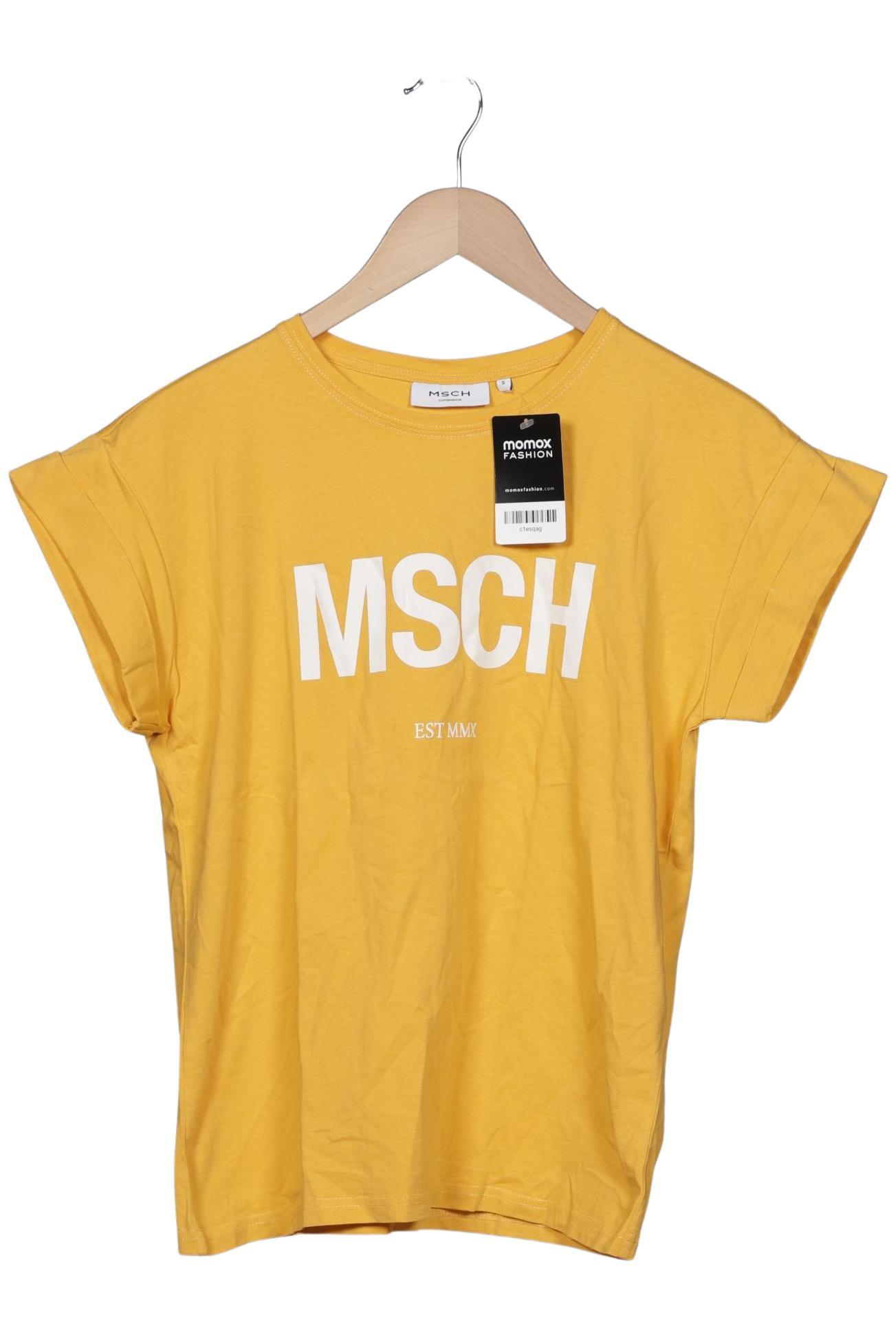 

Msch Copenhagen Damen T-Shirt, gelb, Gr. 36