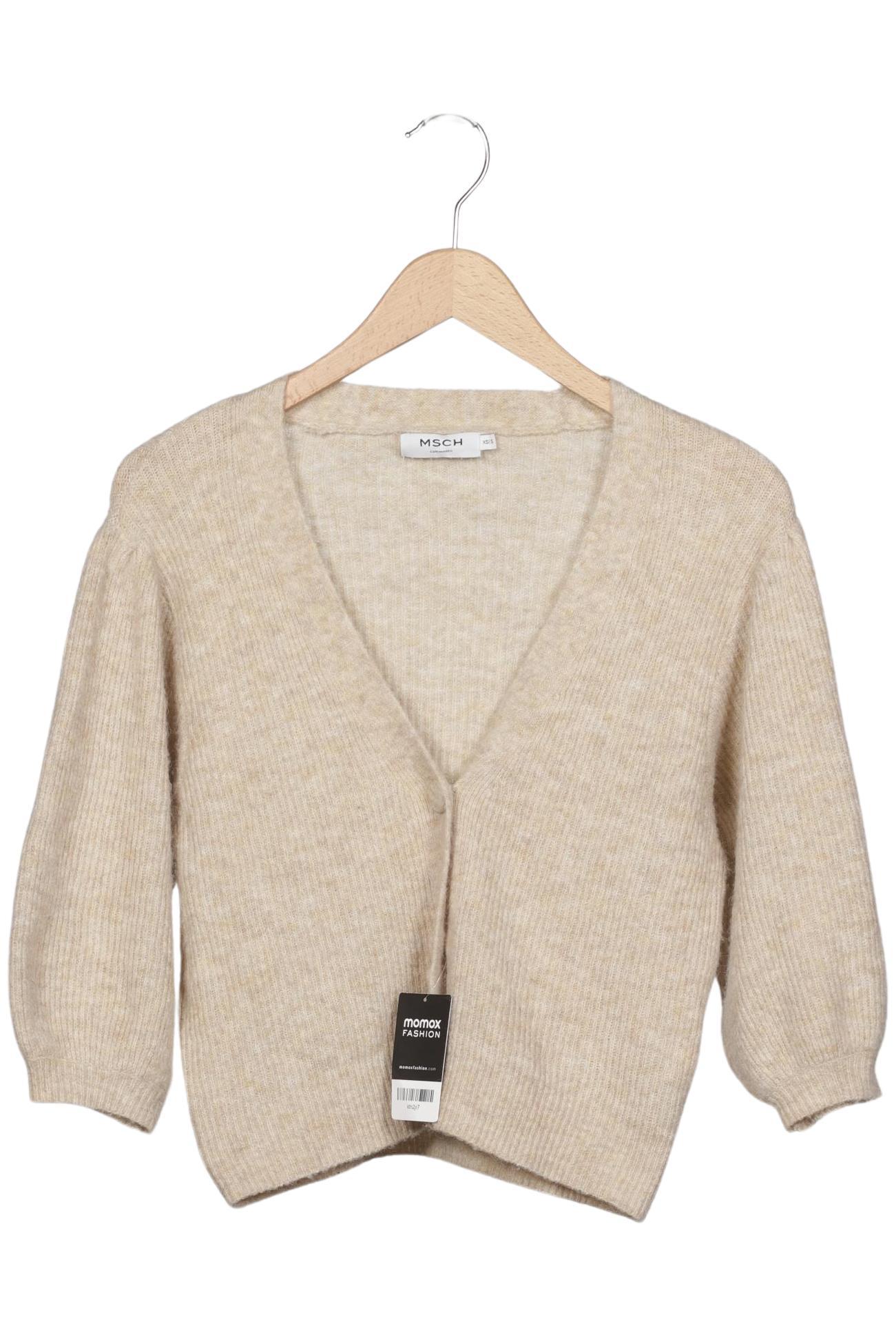 

Msch Copenhagen Damen Strickjacke, beige, Gr. 34