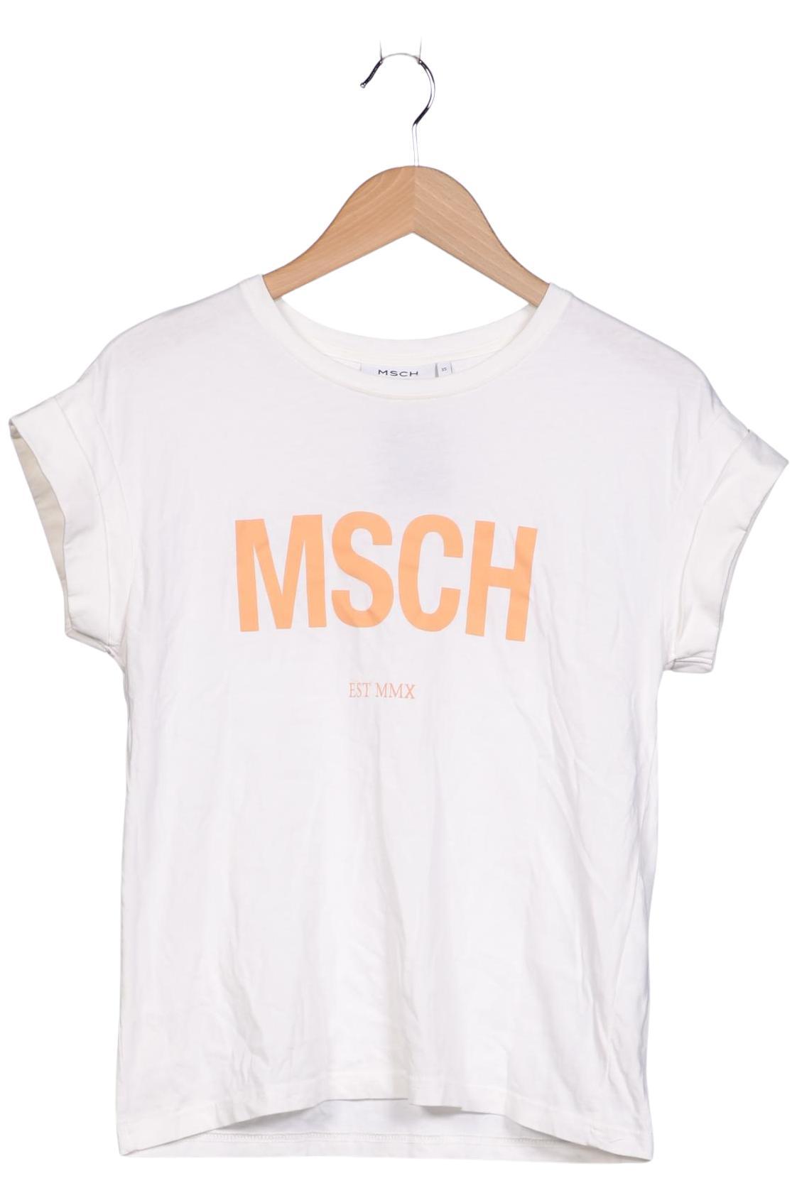 

Msch Copenhagen Damen T-Shirt, weiß, Gr. 34