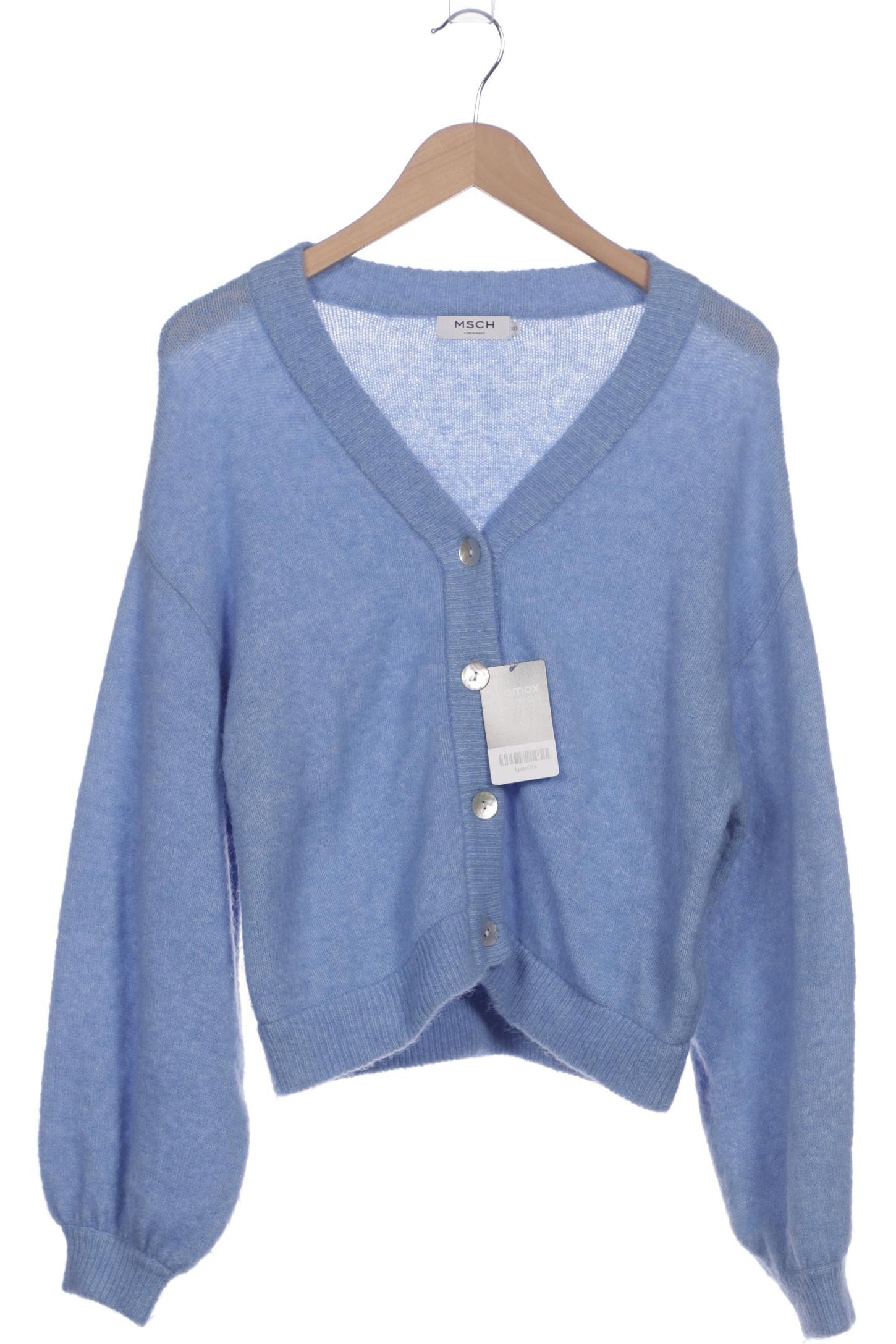 

Msch Copenhagen Damen Strickjacke, blau, Gr. 34