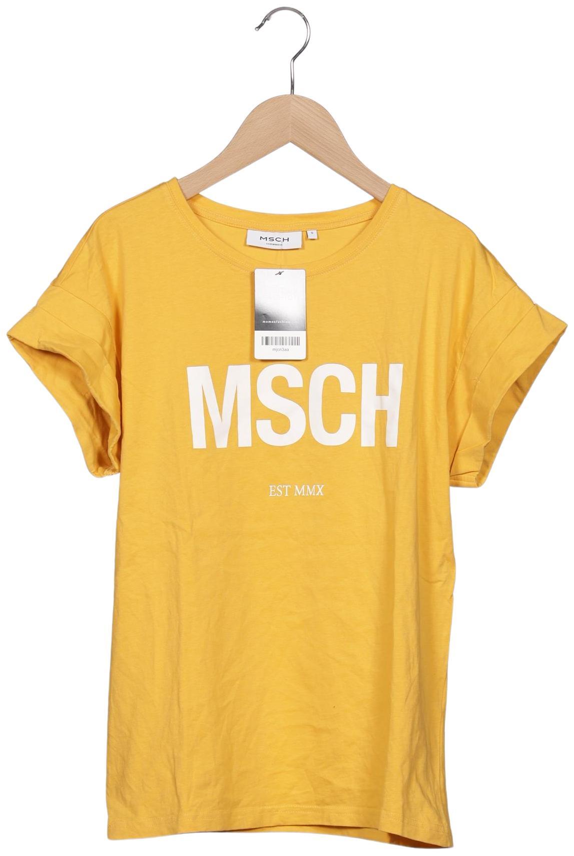 

Msch Copenhagen Damen T-Shirt, gelb, Gr. 36